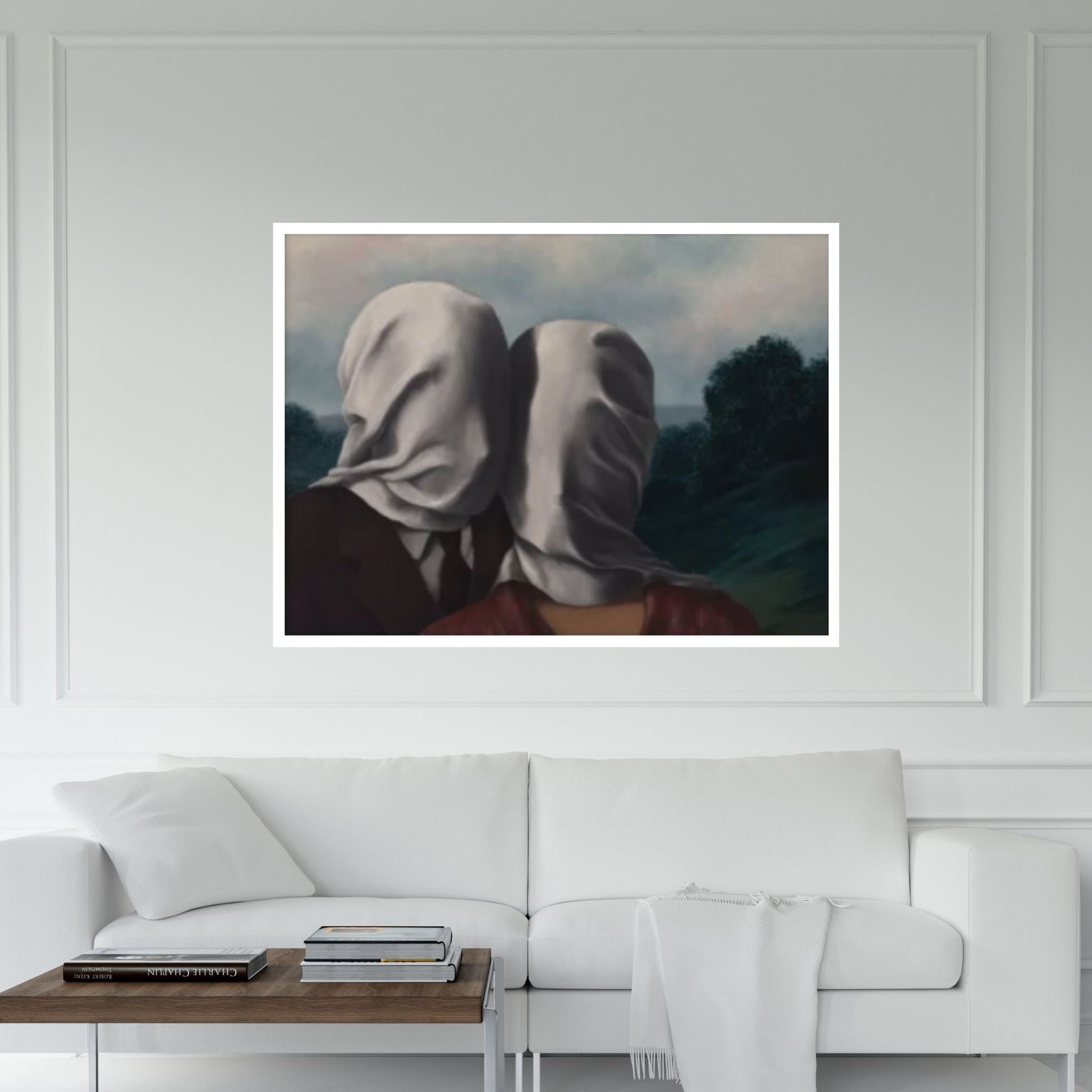 Rene Magritte Canvas Wall Art Poster, Not to be Reproduced Wall Decor Print, Rene Magritte Canvas, Rene Magritte Exhibition Print - Y Canvas