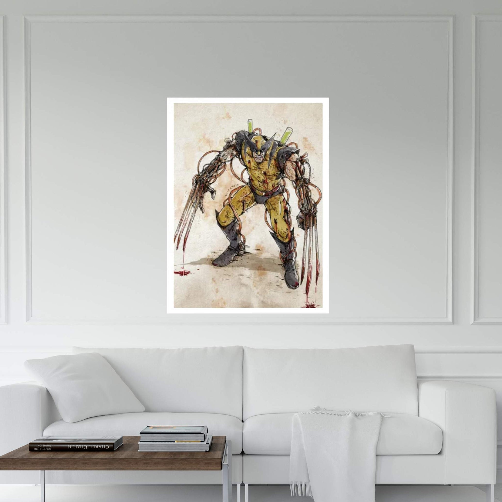 Rusty Wolverine Canvas Wall Art - Y Canvas