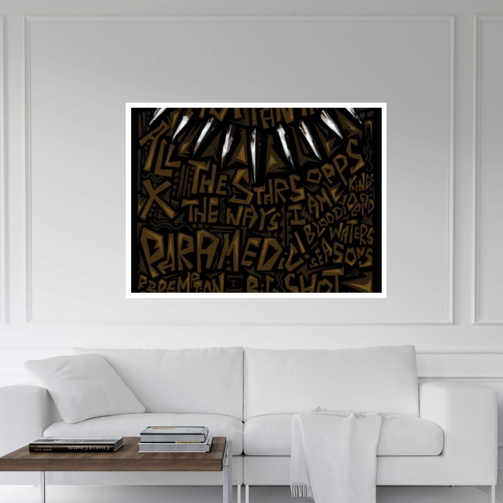 Black Panther Canvas Wall Art - Y Canvas