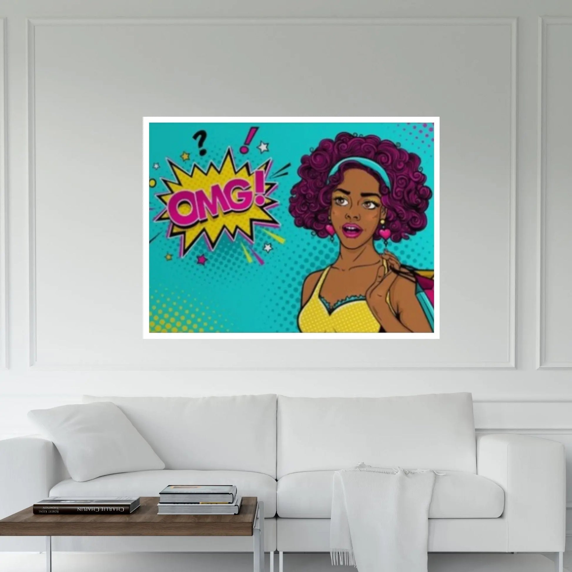 Pop Art Woman Wall Art, Comic Pop Art, Retro Comic - Y Canvas