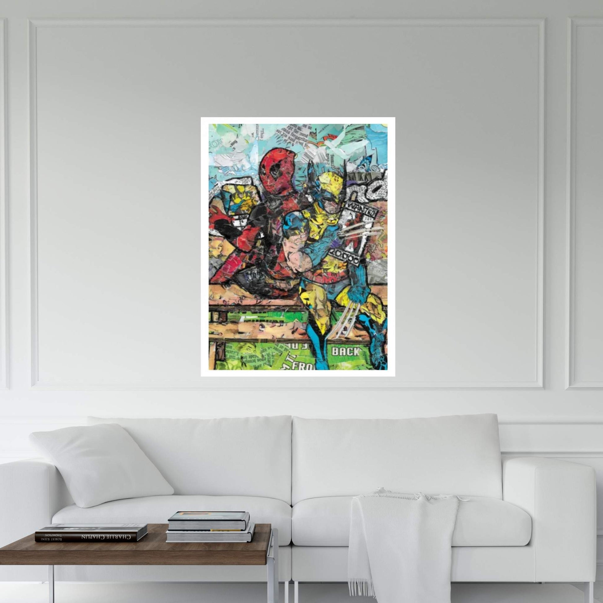 Deadpool & Wolverine Cleveland Edgewater Beach Canvas Wall Art - Y Canvas