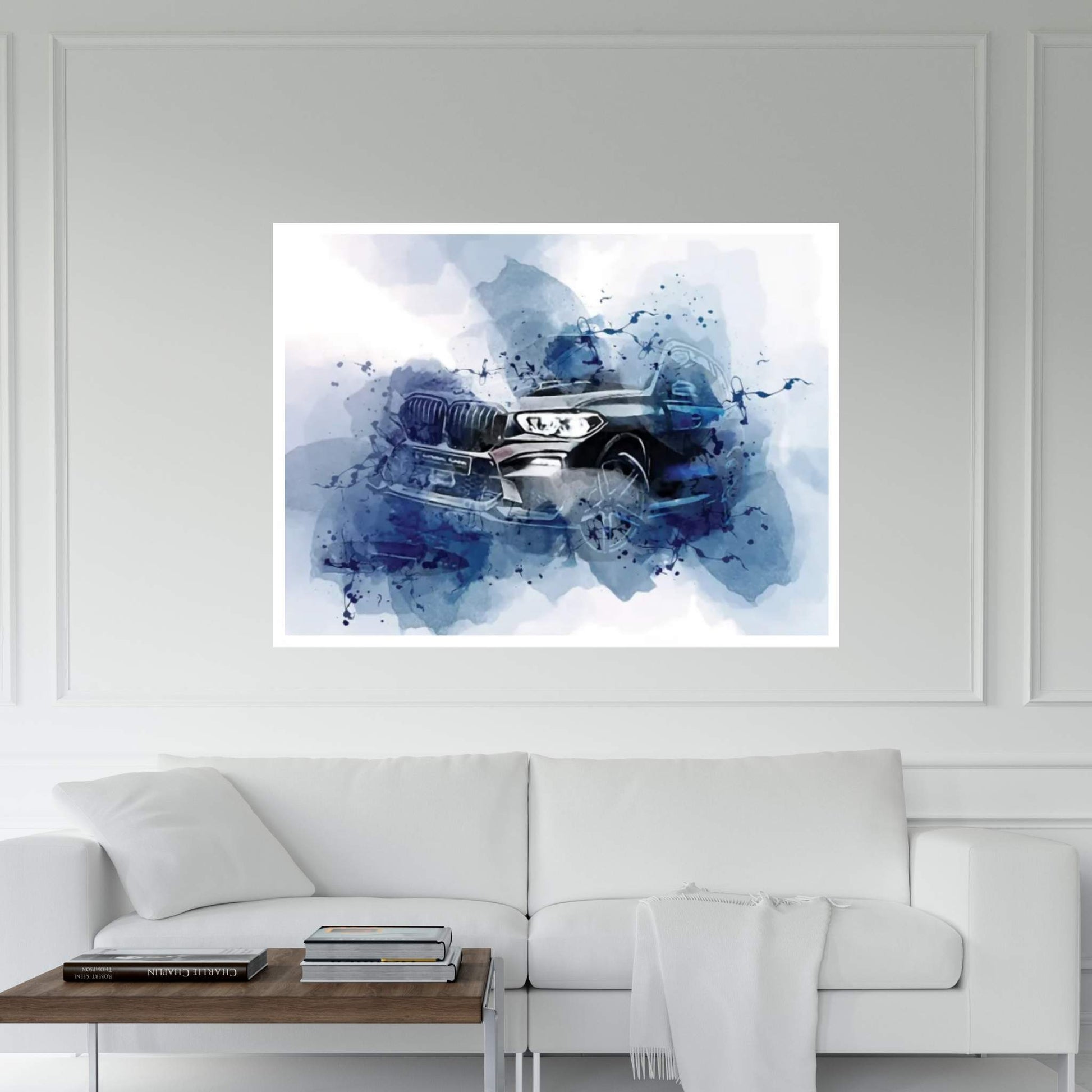 BMW X5 Nightscapes 2021 Canvas Wall Art - Y Canvas