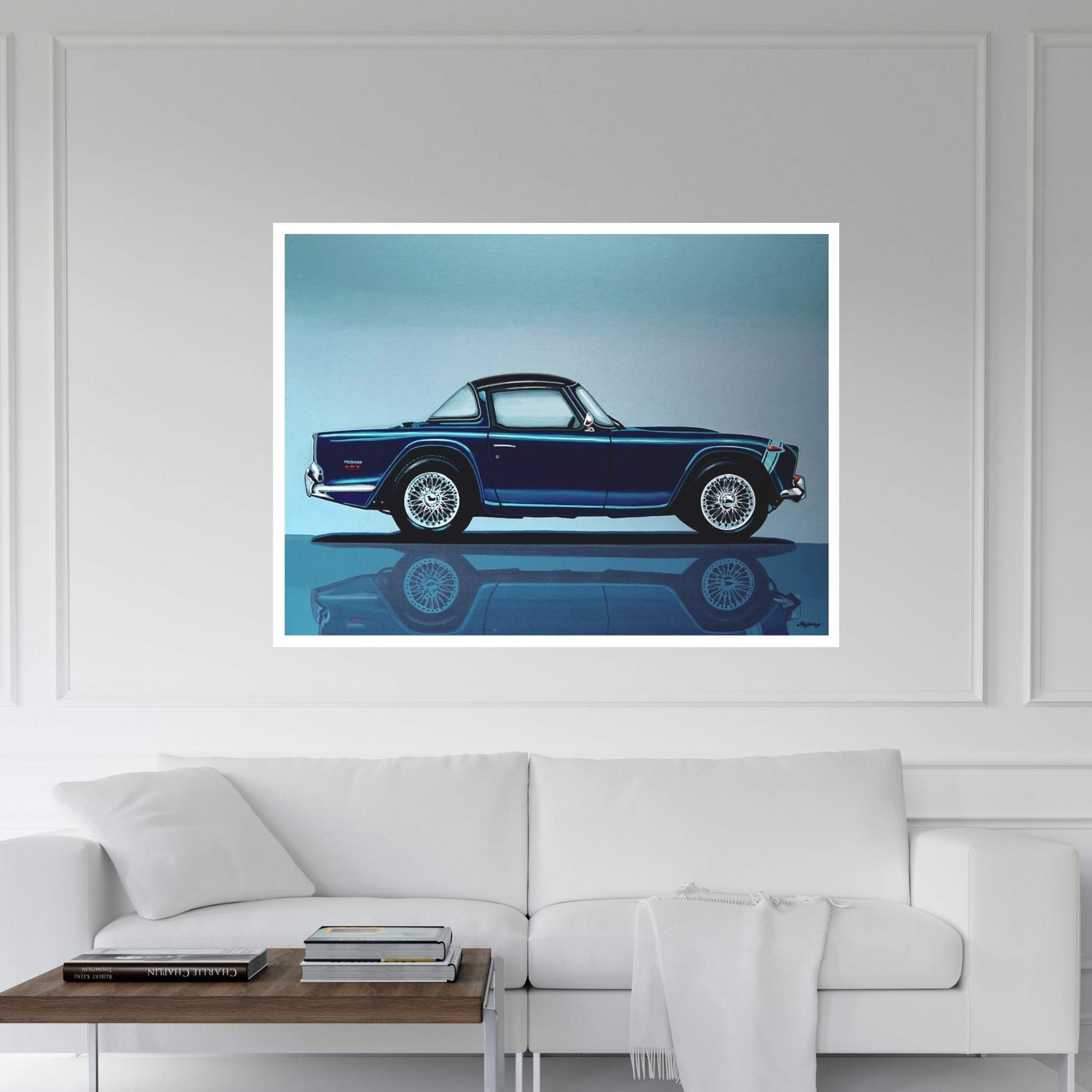 Triumph TR5 1968 Canvas Wall Art - Y Canvas