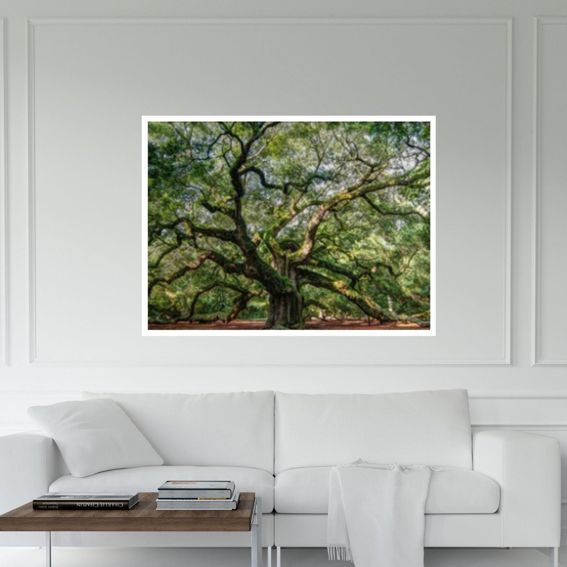 Large Angel Oak Tree South Carolina Canvas Wall Art, Canvas Wall Se Print on Canvas Wall Art - Y Canvas