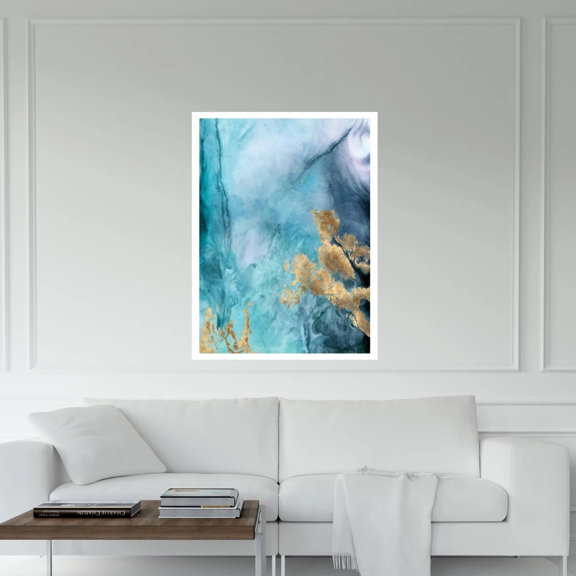 Gold Under The Sea I Canvas Wall Art - Y Canvas