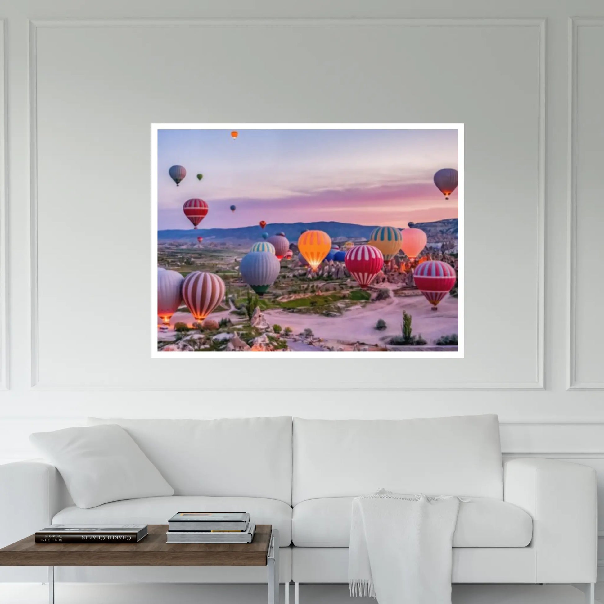 Cappadocia Landscape, Air Balloon Canvas, Landscape Canvas Wall Art Printing Wall Art print Canvas Wall Art Poster - Y Canvas