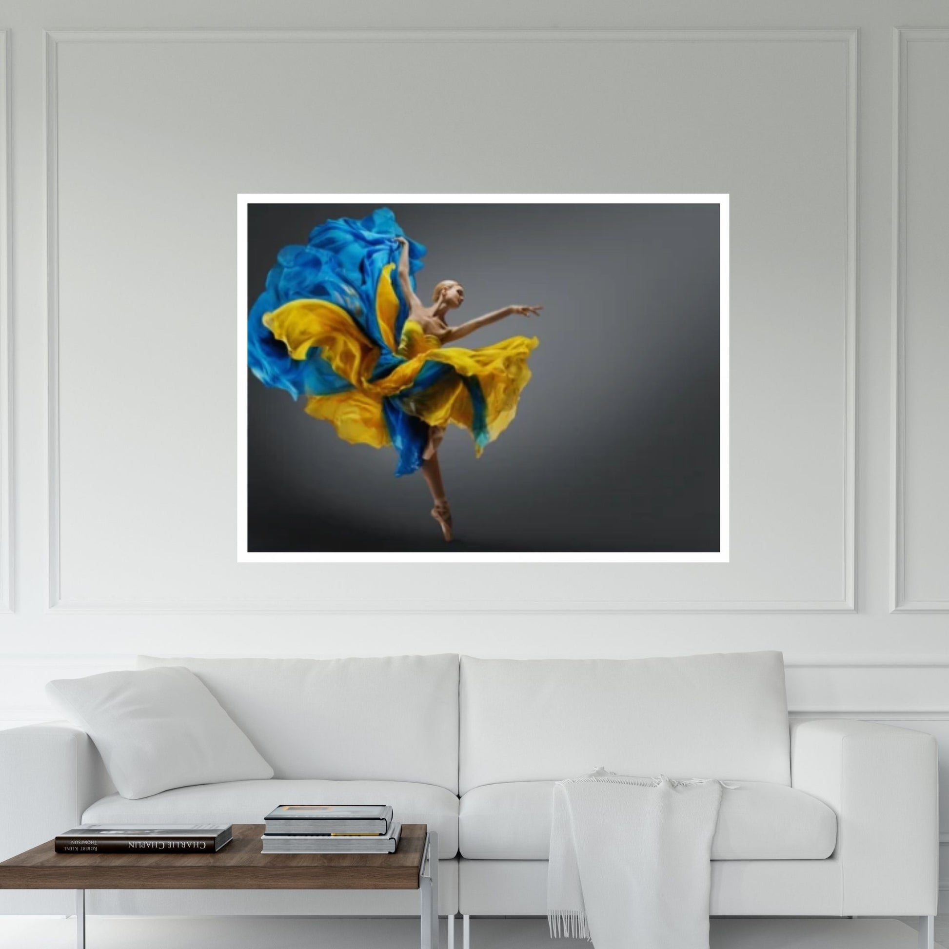 Large Ballerina Canvas Painting, Dancing Girl Oil Painting - Y Canvas