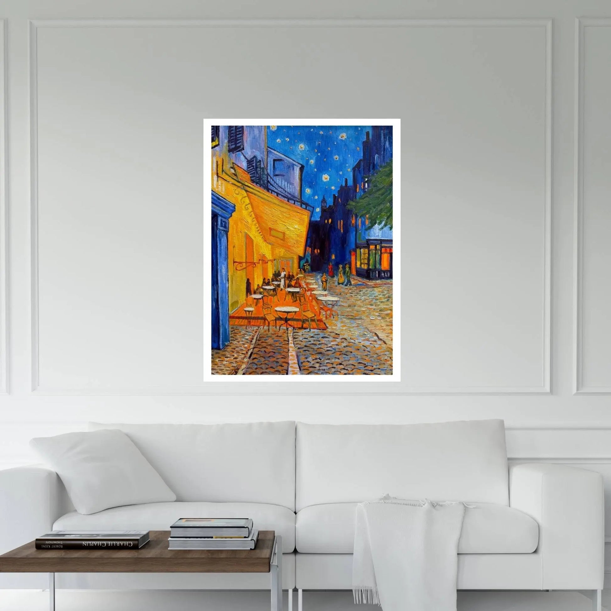 The Cafe Terrace on the Place du Forum (Café Terrace at Night) Canvas Wall Art - Y Canvas