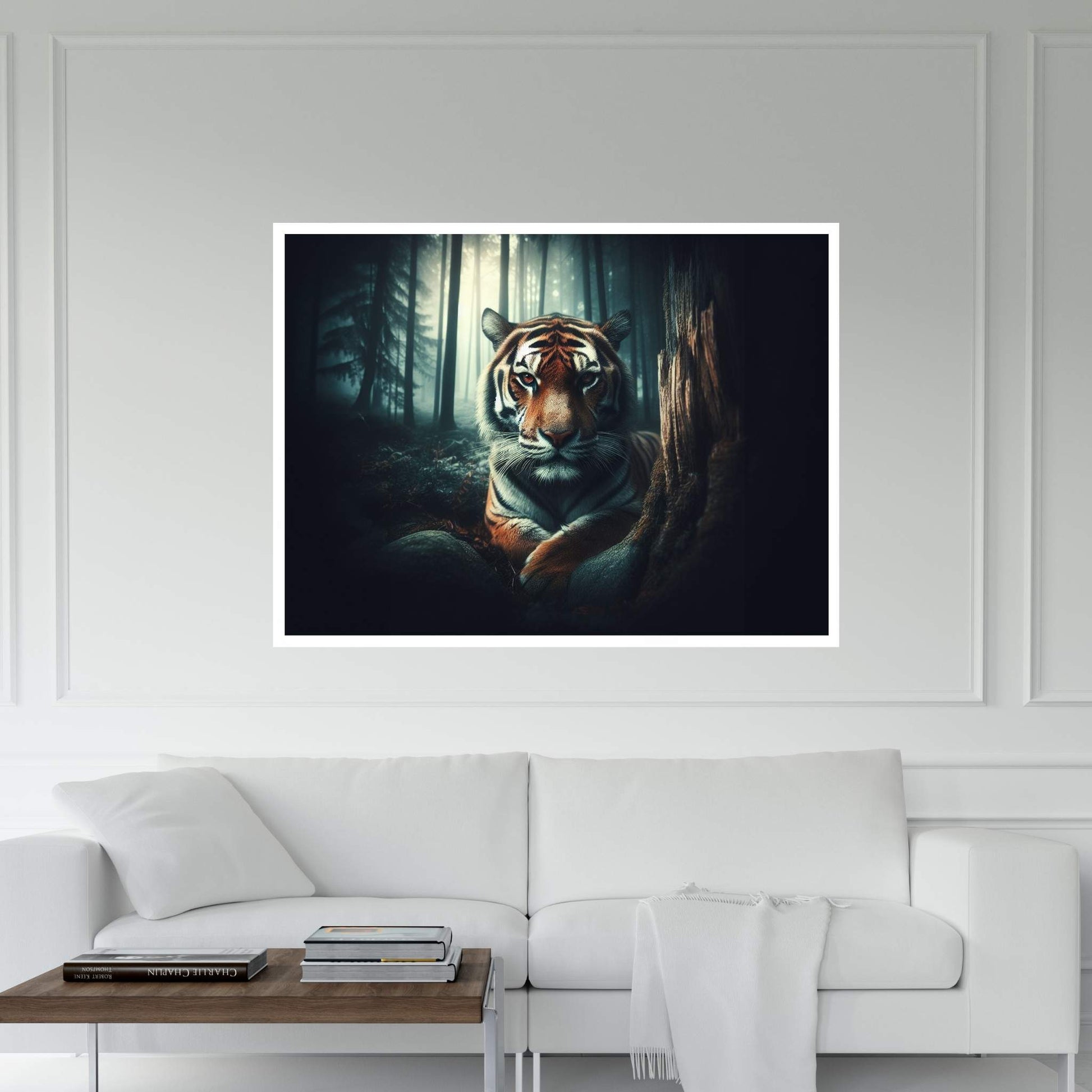 Tiger Canvas Print Art,Animal Wall Art, Canvas Wall Art - Y Canvas