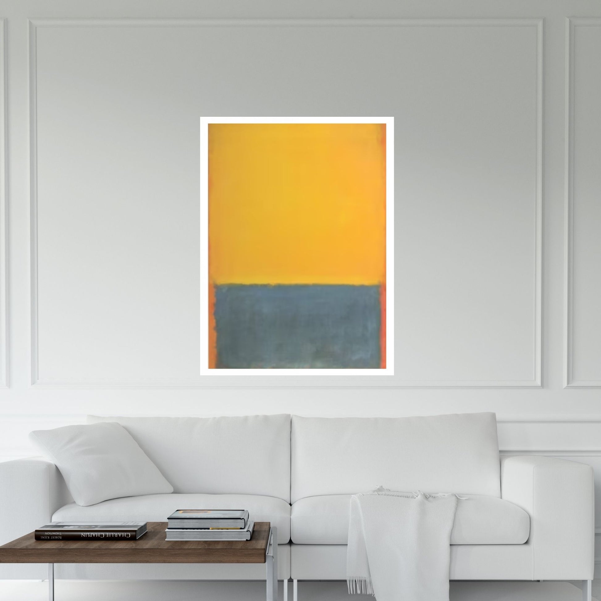 Mark Rothko Frame Canvas/Poster Art Reproduction, Rothko Reproduction, Modern Art Expressionism Painting - Y Canvas