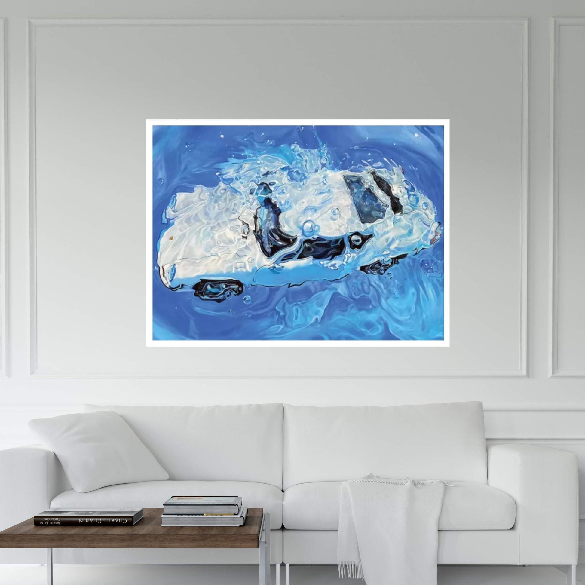 Cobalt Canvas Wall Art - Y Canvas