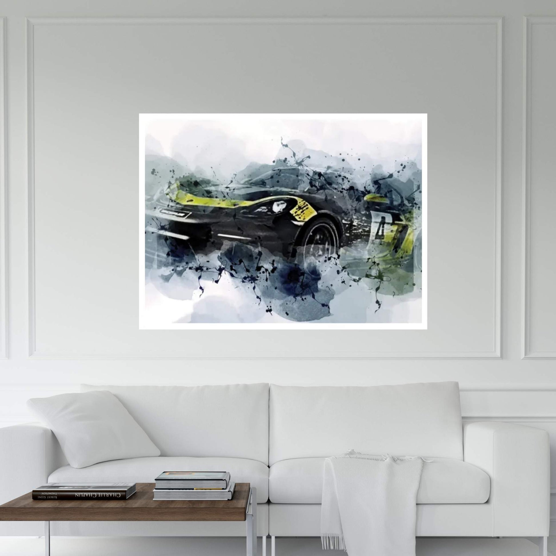 Porsche 718 Cayman Gt4 Clubsport Exterior Canvas Wall Art - Y Canvas