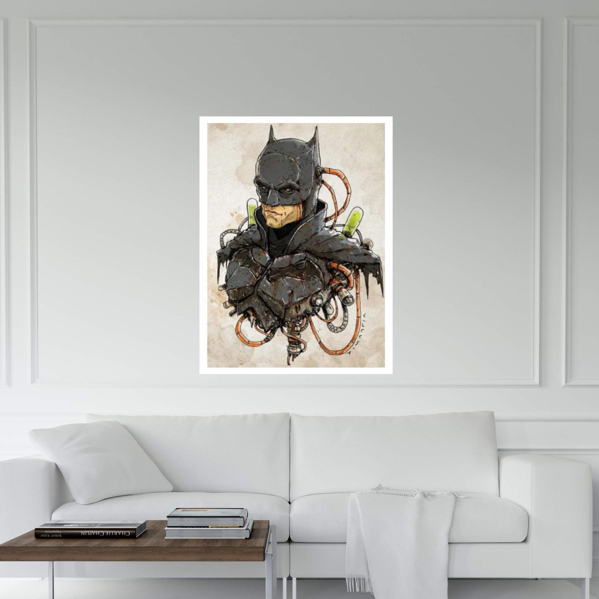 Rusty Batman Canvas Wall Art - Y Canvas