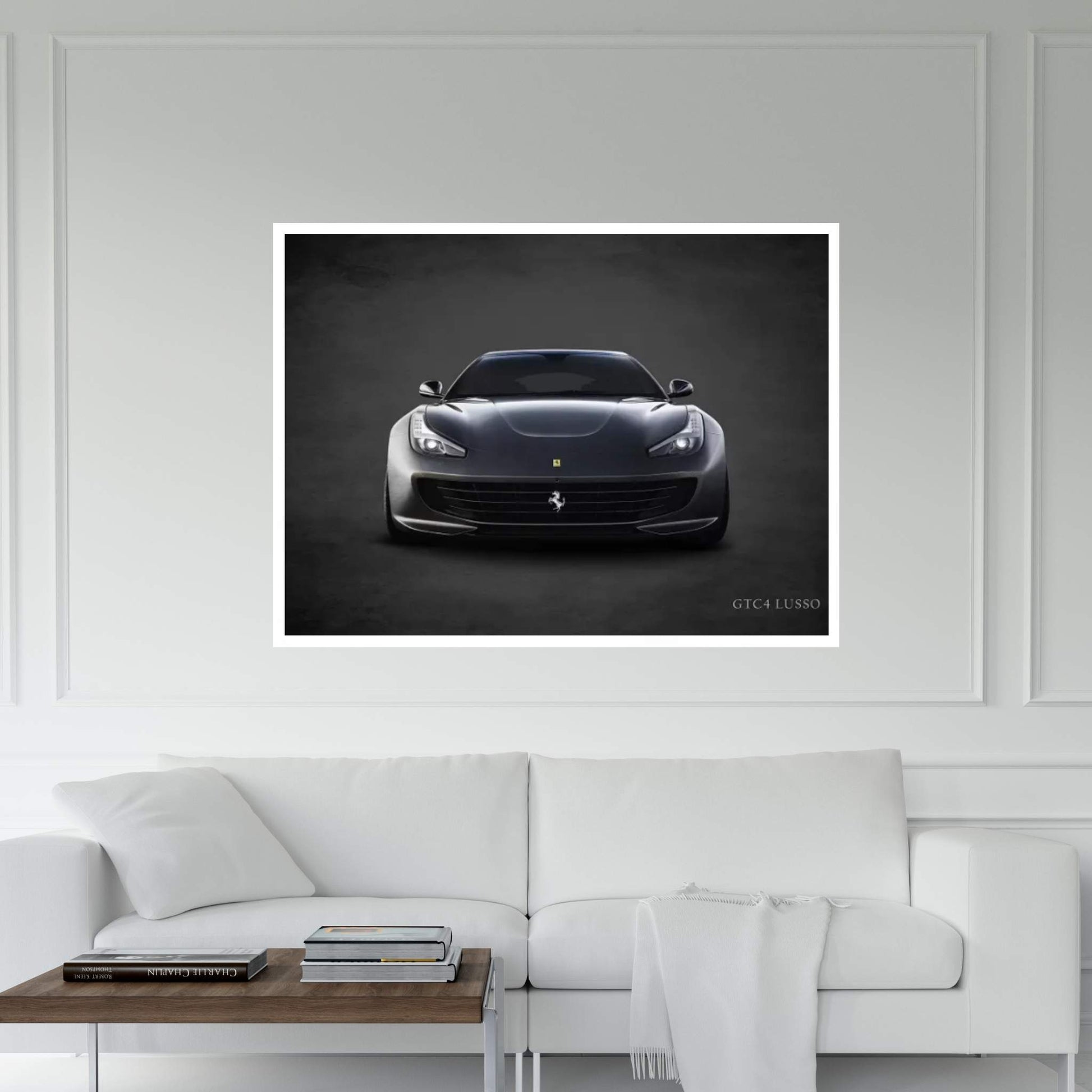 Ferrari GTC4Lusso Canvas Wall Art - Y Canvas