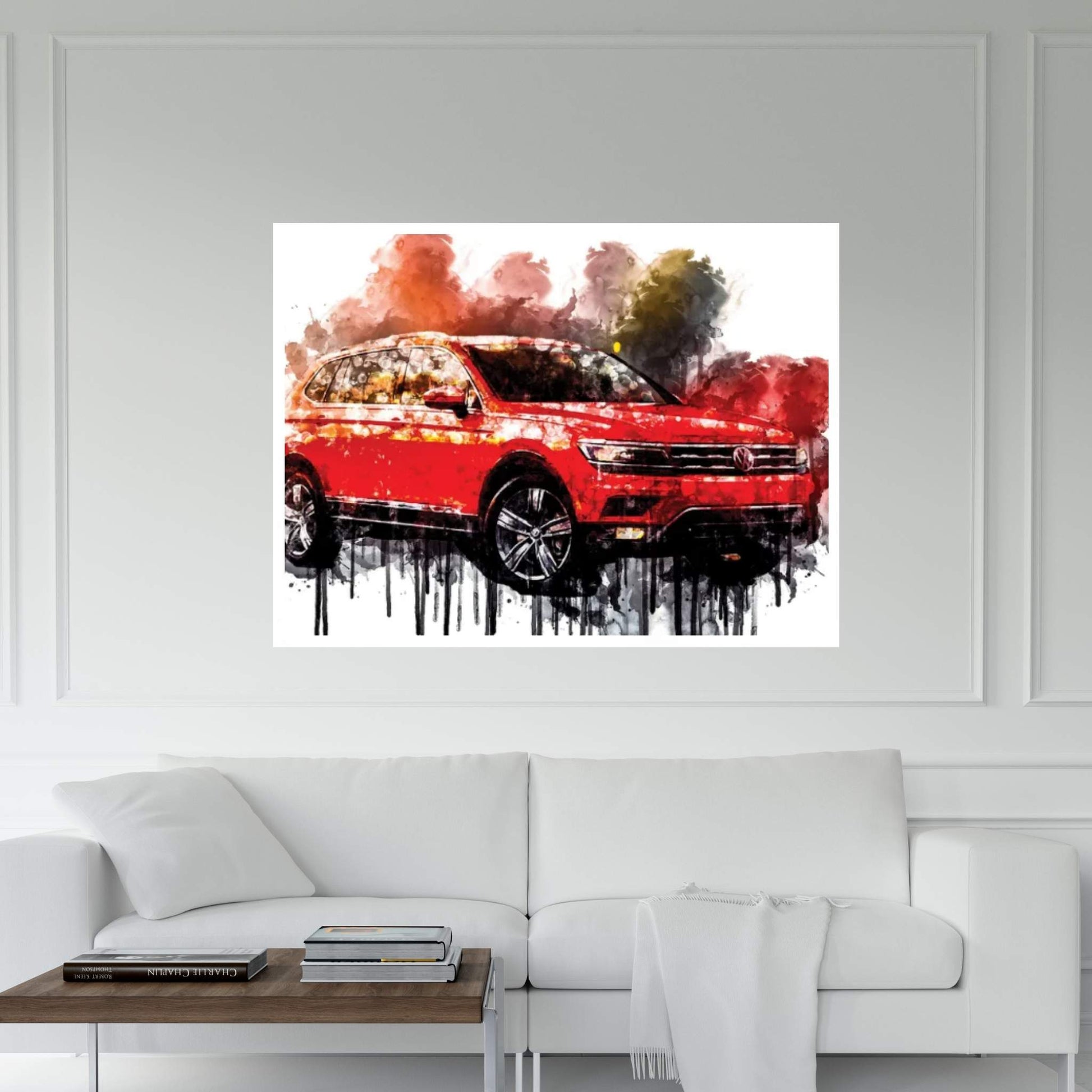 2017 Volkswagen Tiguan Canvas Wall Art - Y Canvas