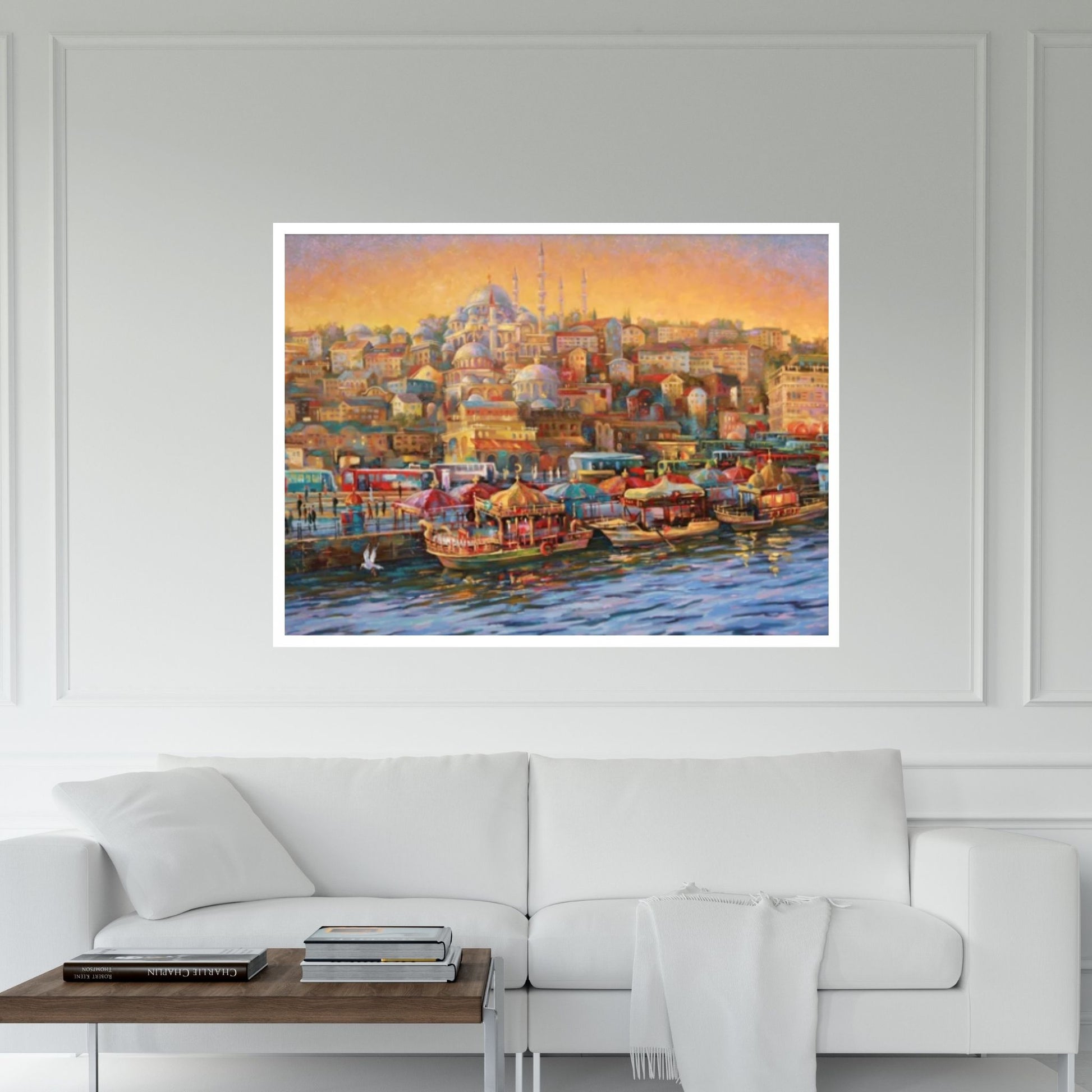 Istanbul, Constantinople Painting Print on Canvas Wall Art - Y Canvas