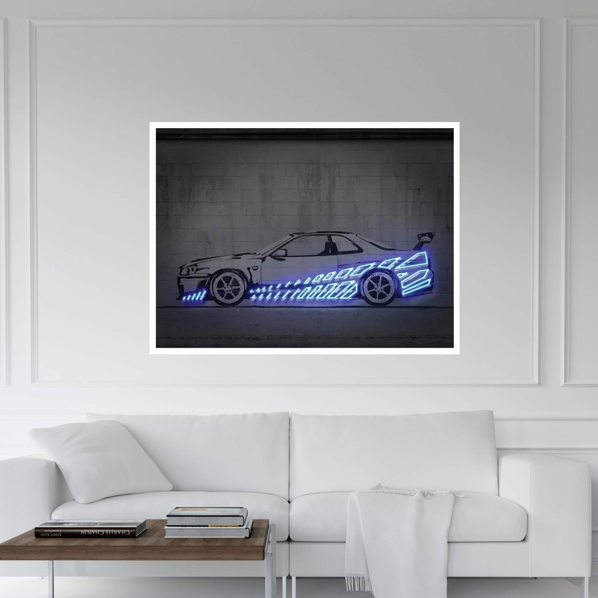 Skyline R34 Canvas Wall Art - Y Canvas