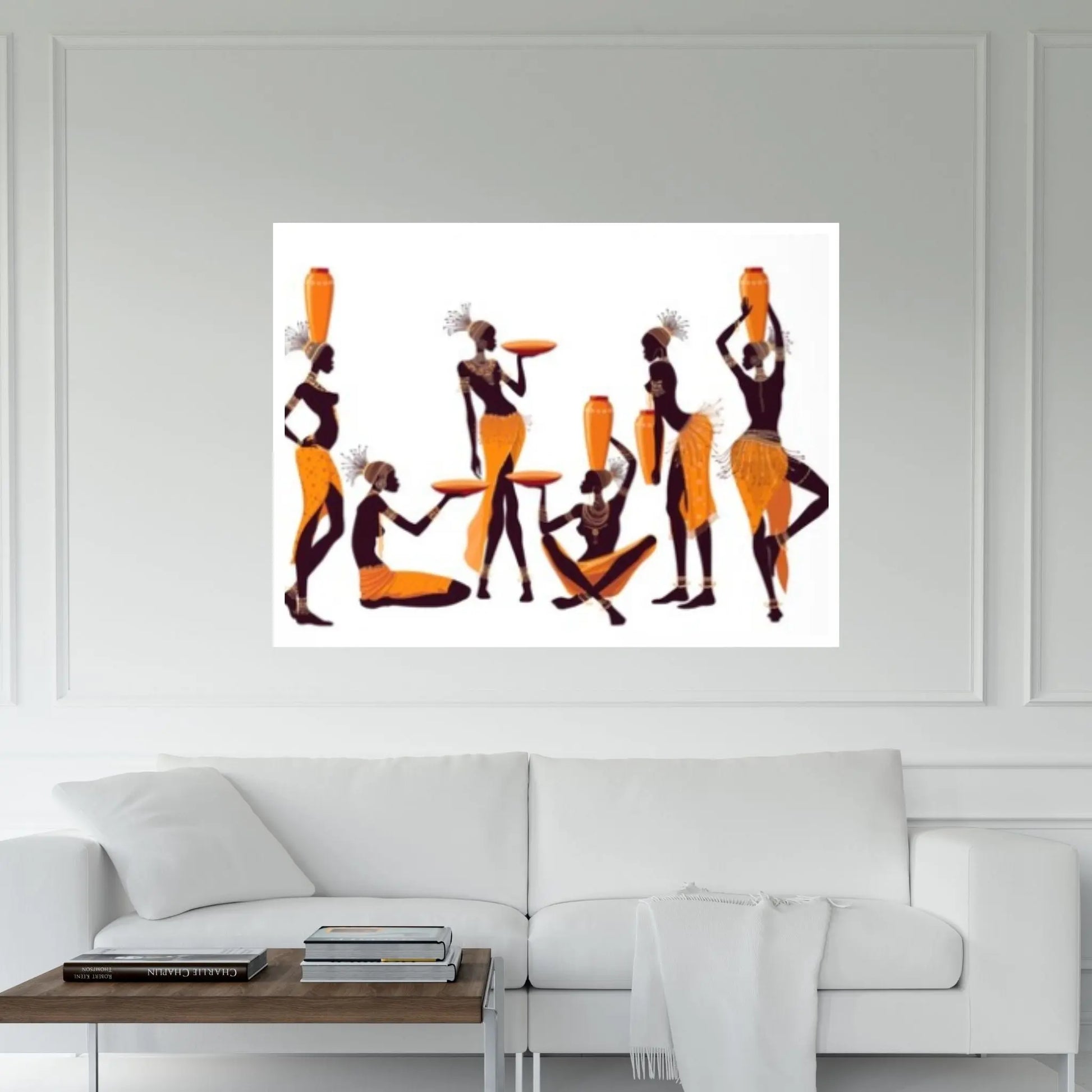 African Woman Art, African Woman Canvas, Wall Art Pictures, African Art - Y Canvas