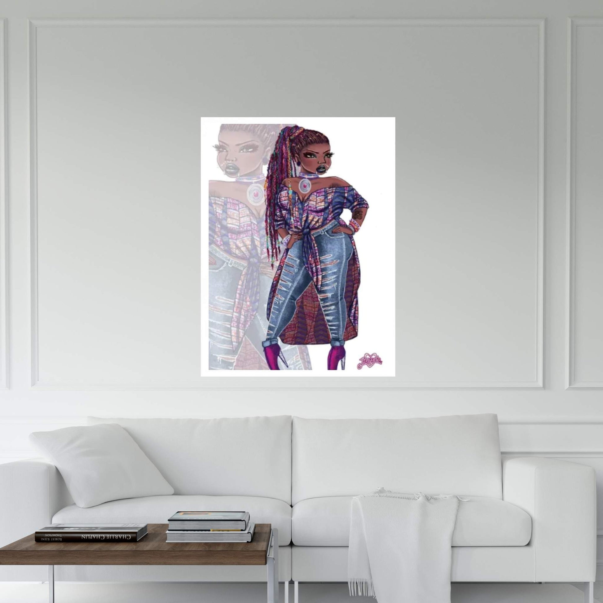 Wakanda Fashion II Canvas Wall Art - Y Canvas