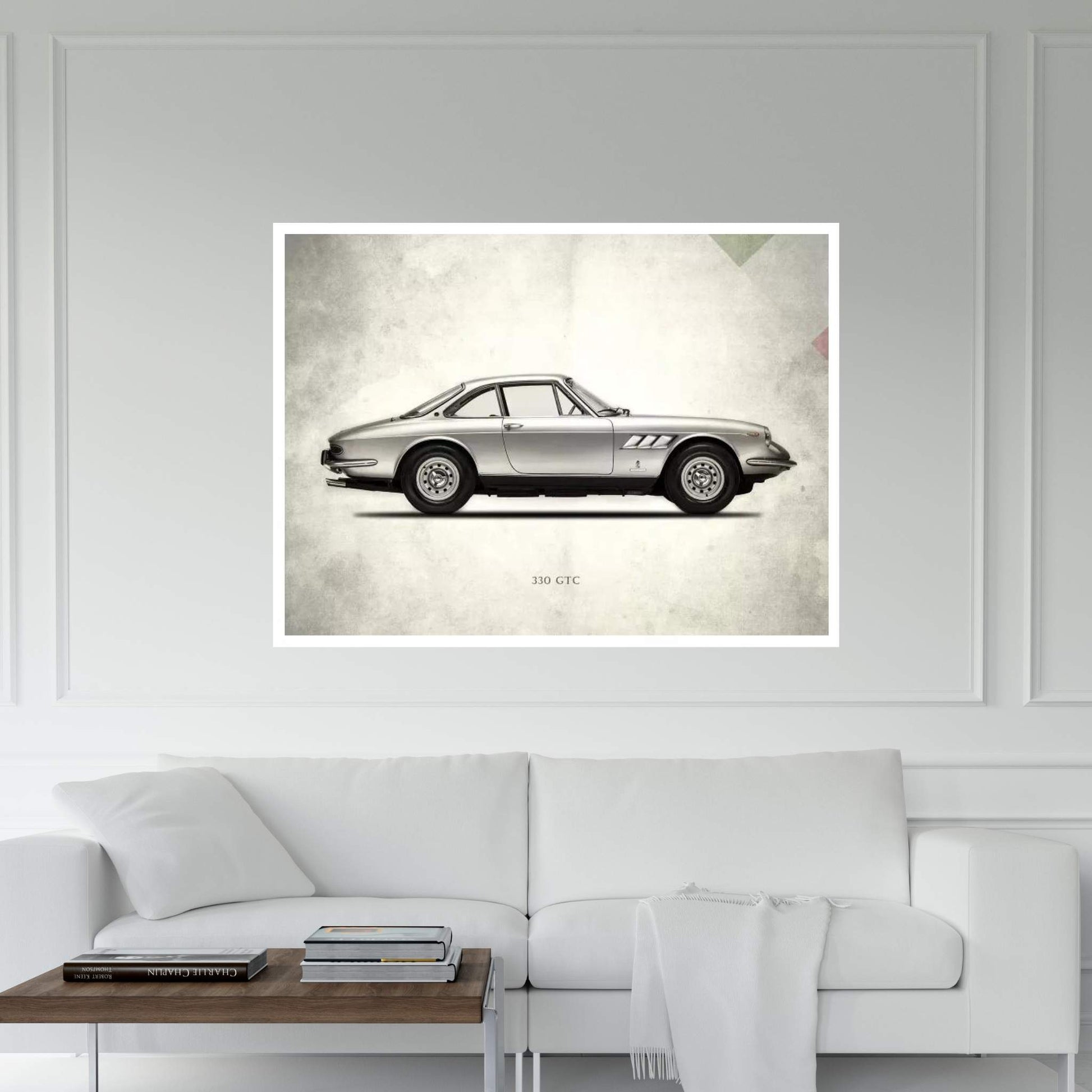 1968 Ferrari 330 GTC Canvas Wall Art - Y Canvas