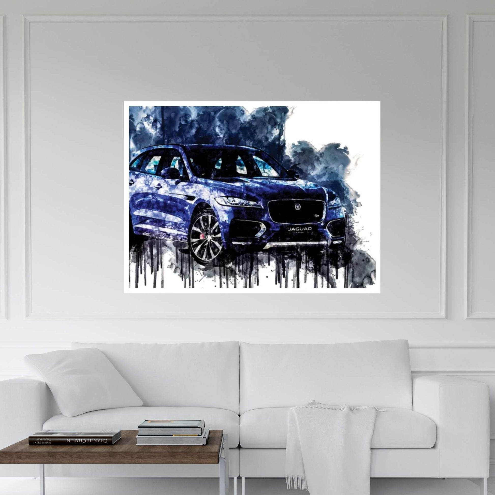 2017 Jaguar F PACE First Edition Canvas Wall Art - Y Canvas