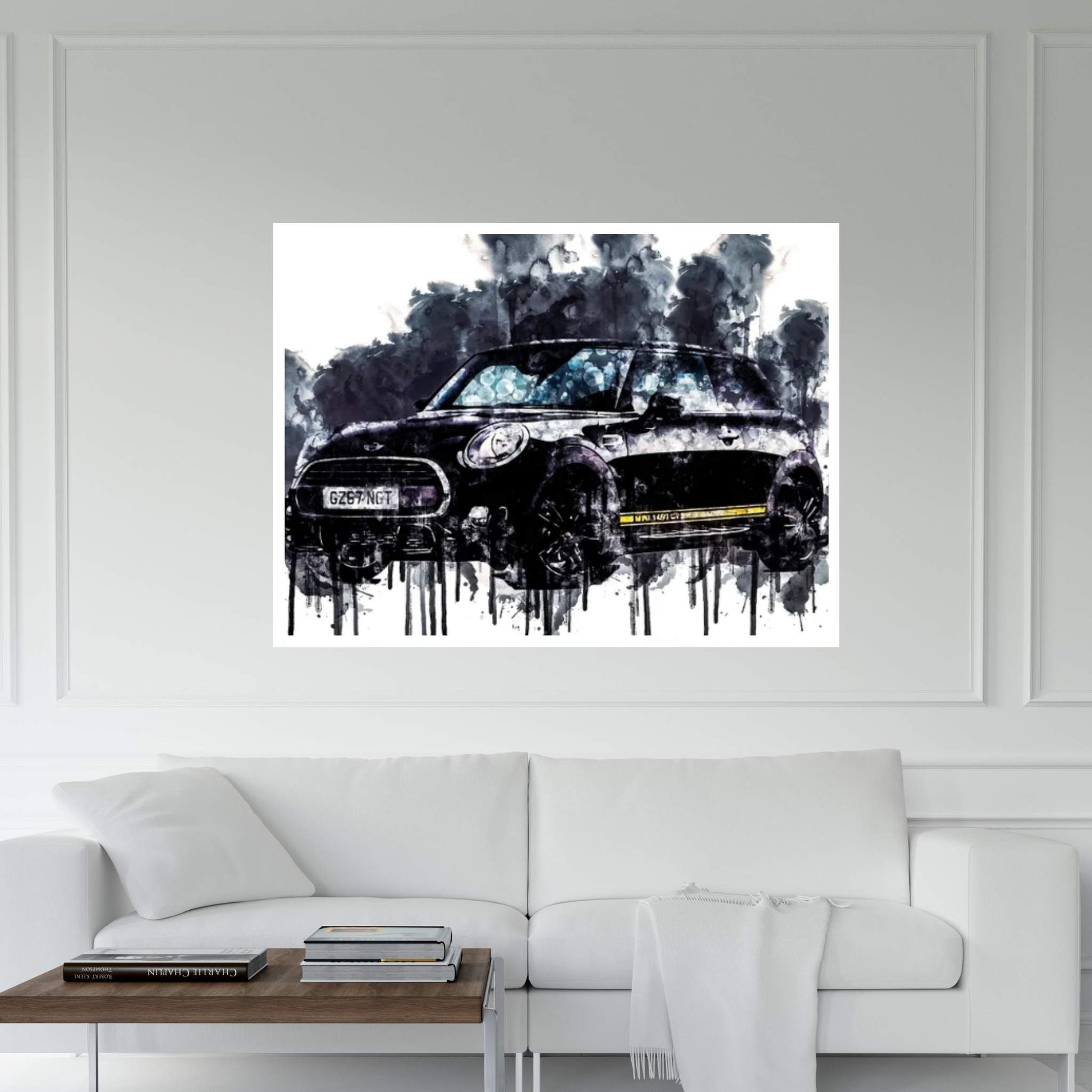 2017 Mini Cooper 1499 GT Vehicle CCXXI Canvas Wall Art - Y Canvas