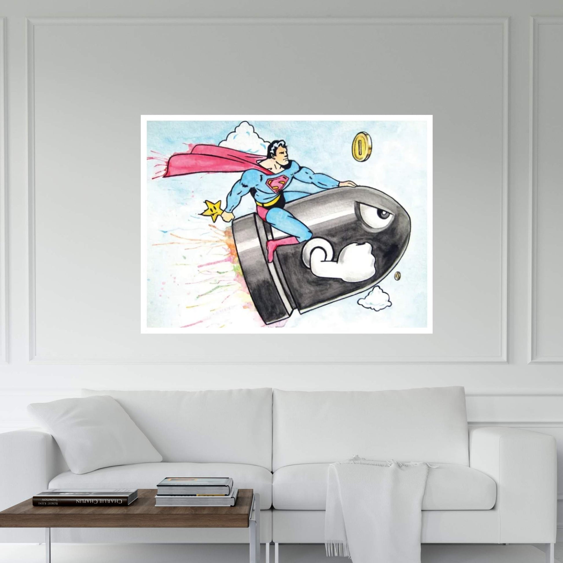 Super Bullet Canvas Wall Art - Y Canvas