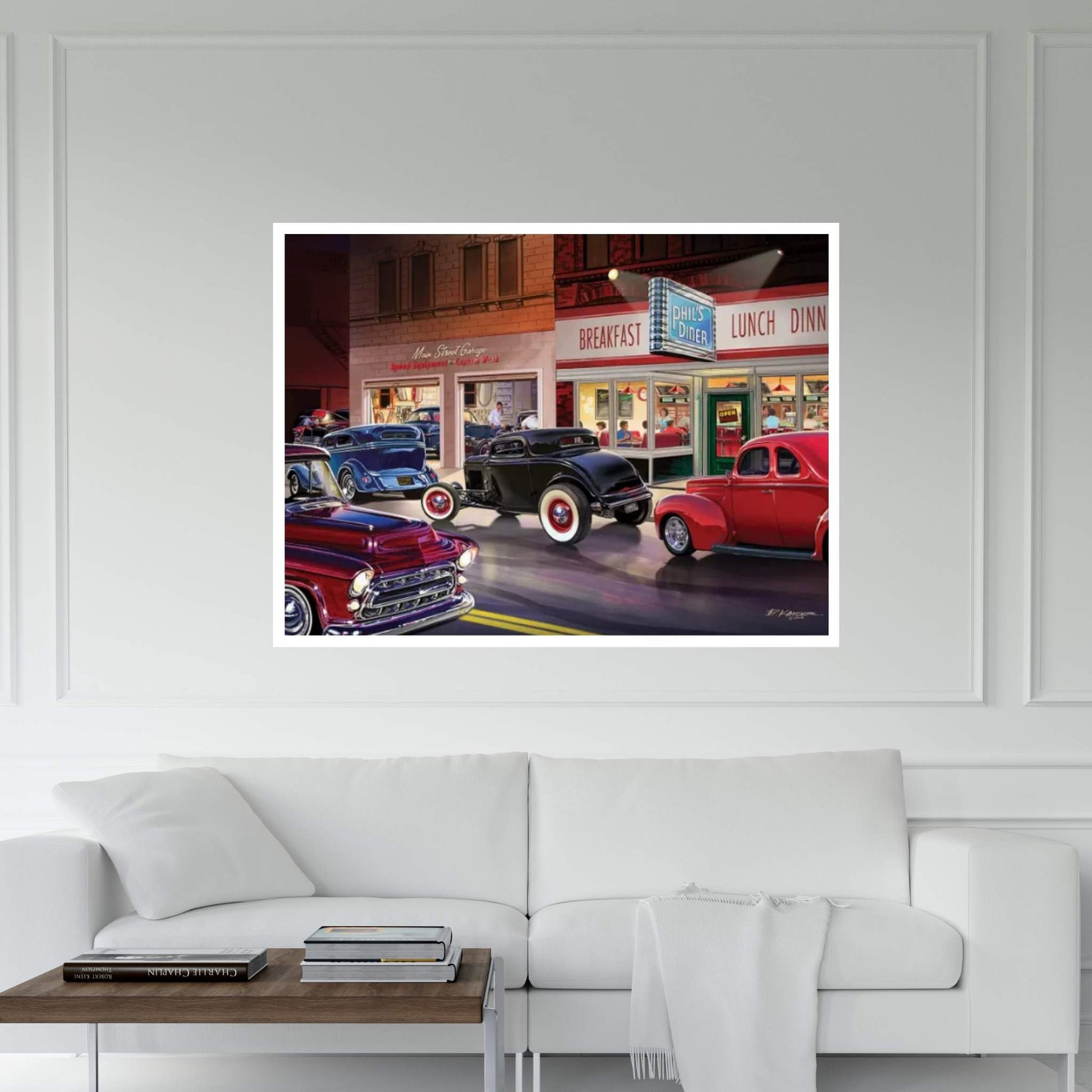 Phil's Diner Canvas Wall Art - Y Canvas