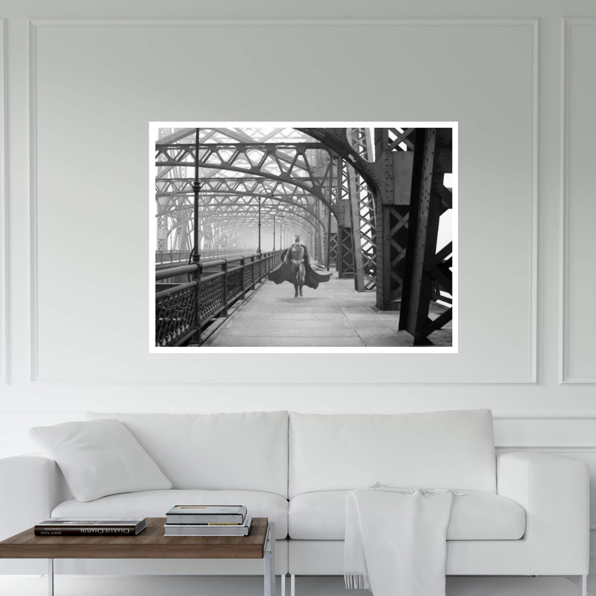 Gotham City Bridge Canvas Wall Art - Y Canvas