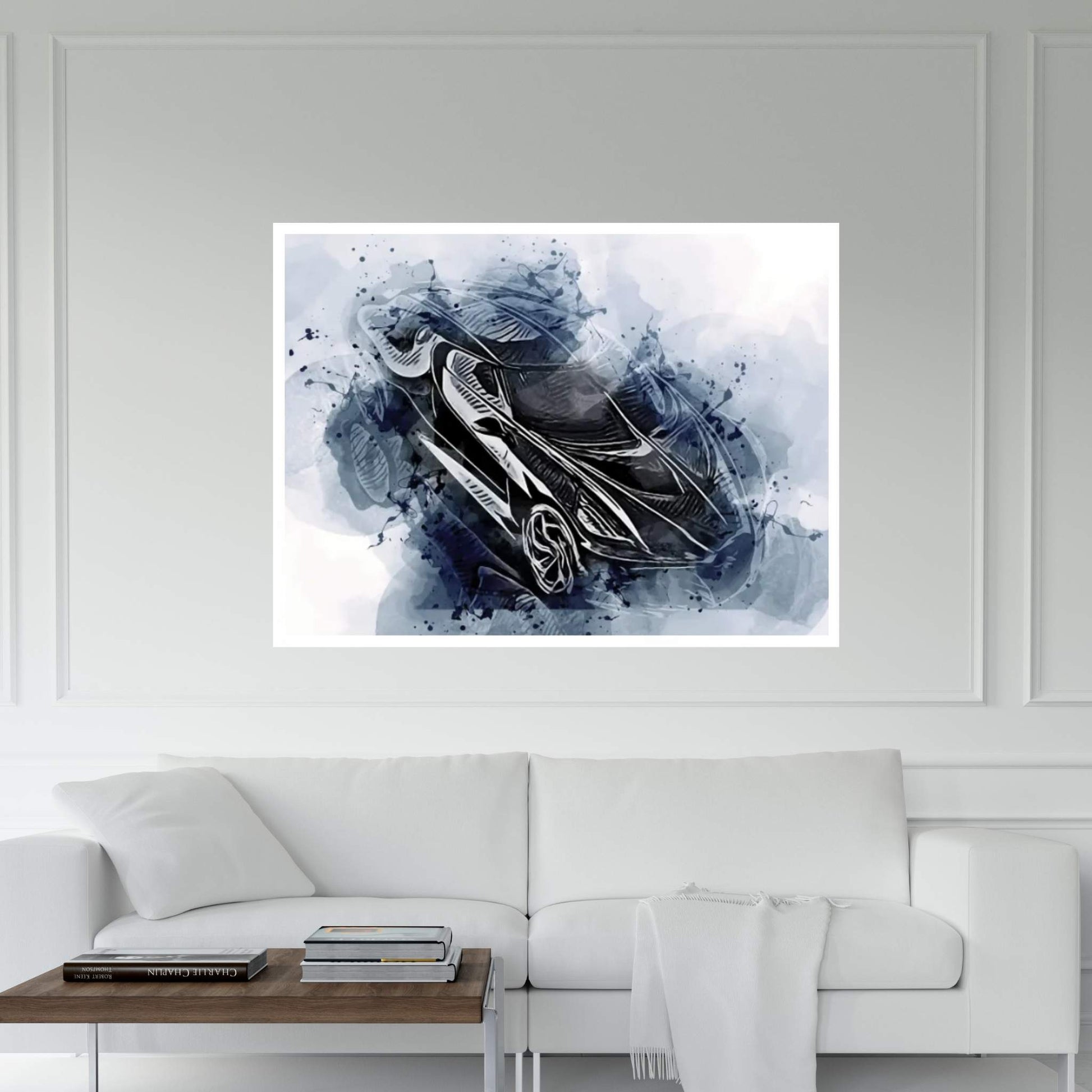 Bugatti La Voiture Noire Canvas Wall Art - Y Canvas