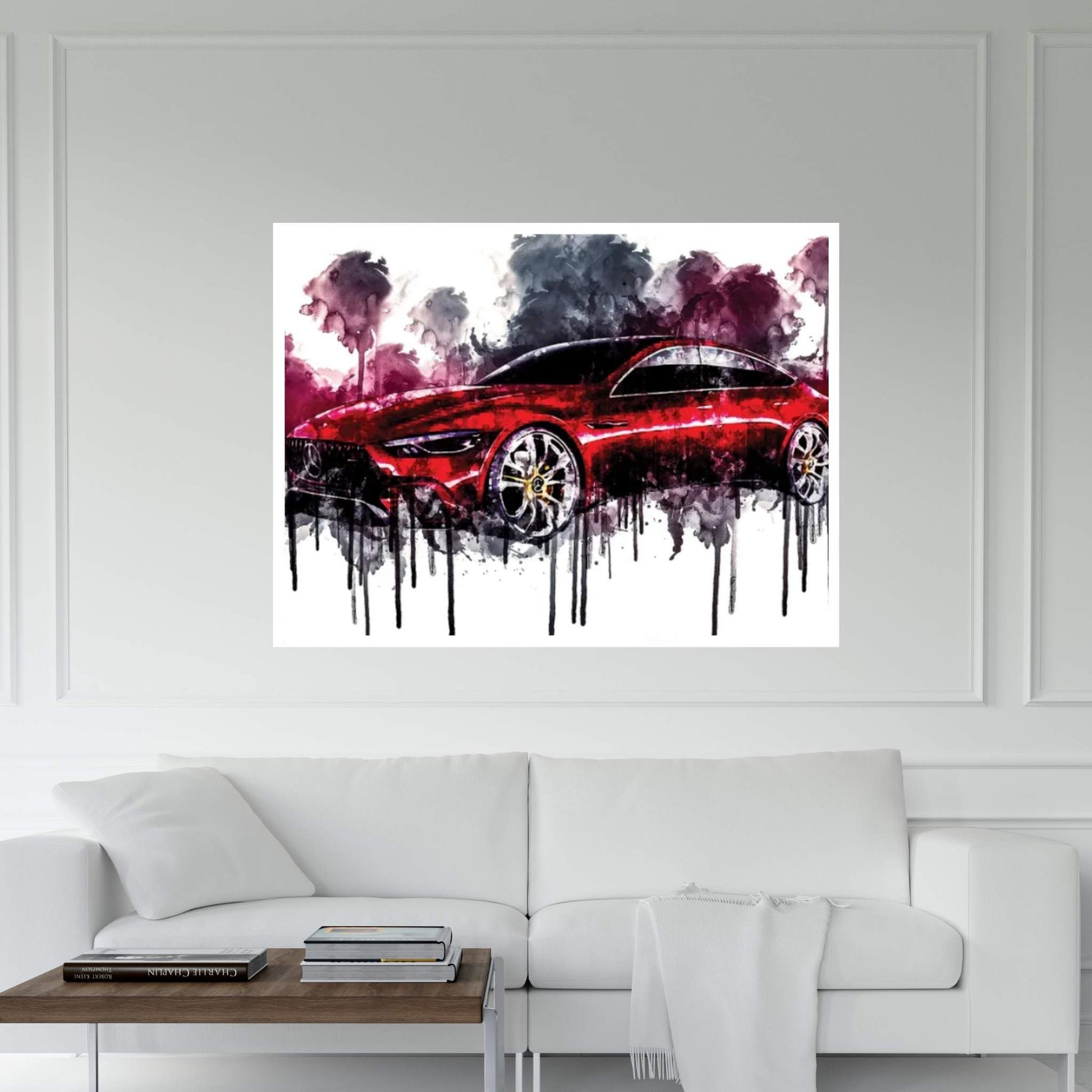 2017 Mercedes AMG GT Concept Vehicle CLXXXV Canvas Wall Art - Y Canvas