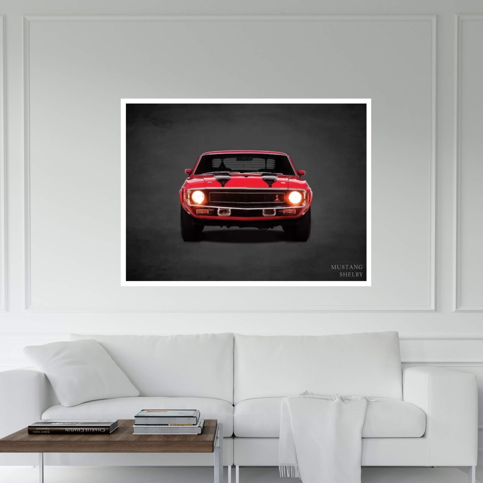 1969 Ford Mustang Shelby Canvas Wall Art - Y Canvas