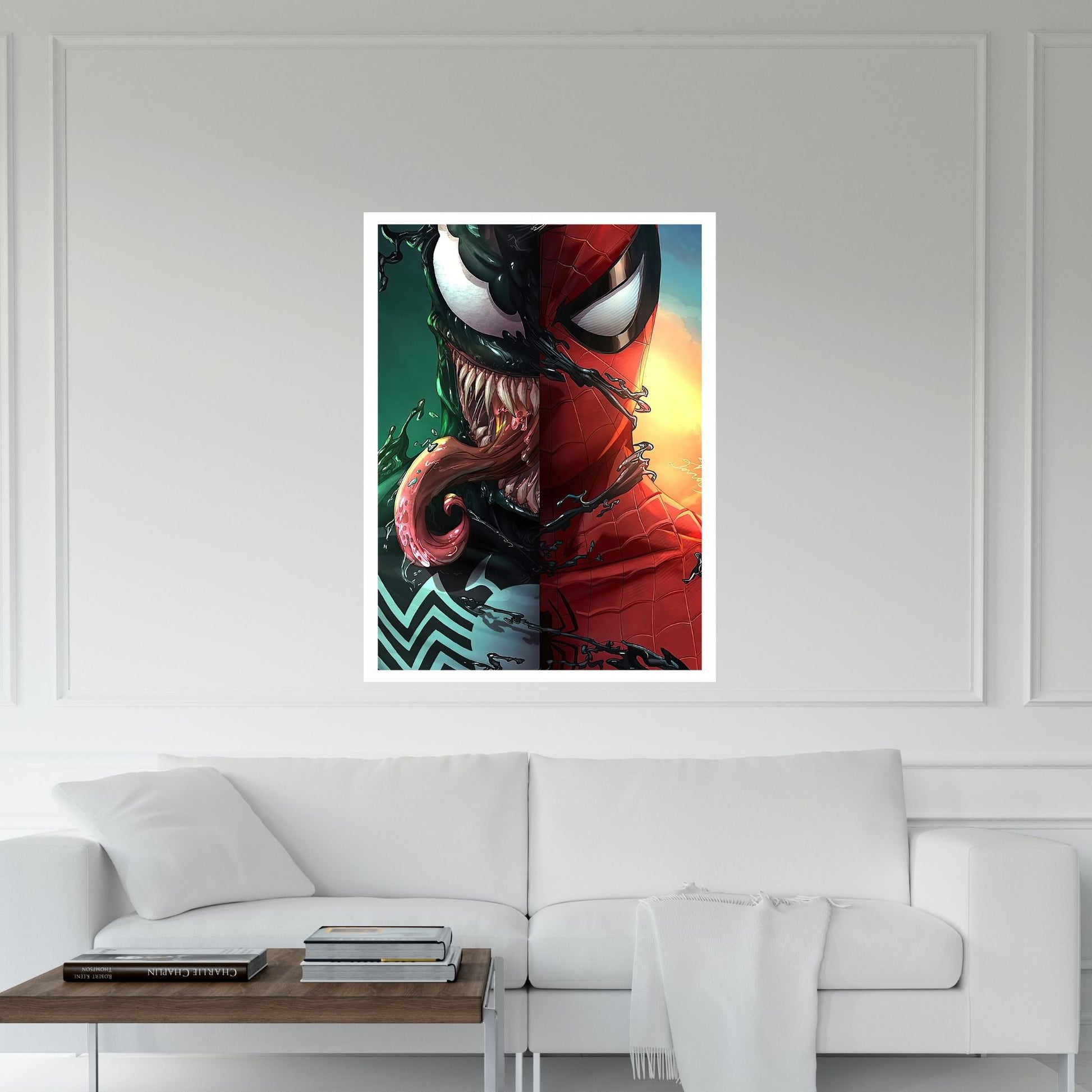 Venom Spiderman Canvas Wall Art - Y Canvas