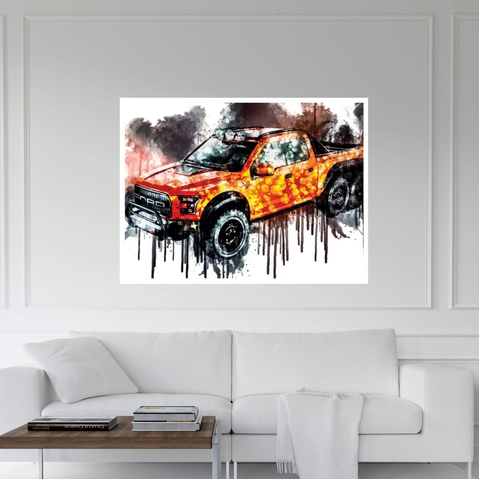 2017 Ford F 250 Velociraptor Canvas Wall Art - Y Canvas