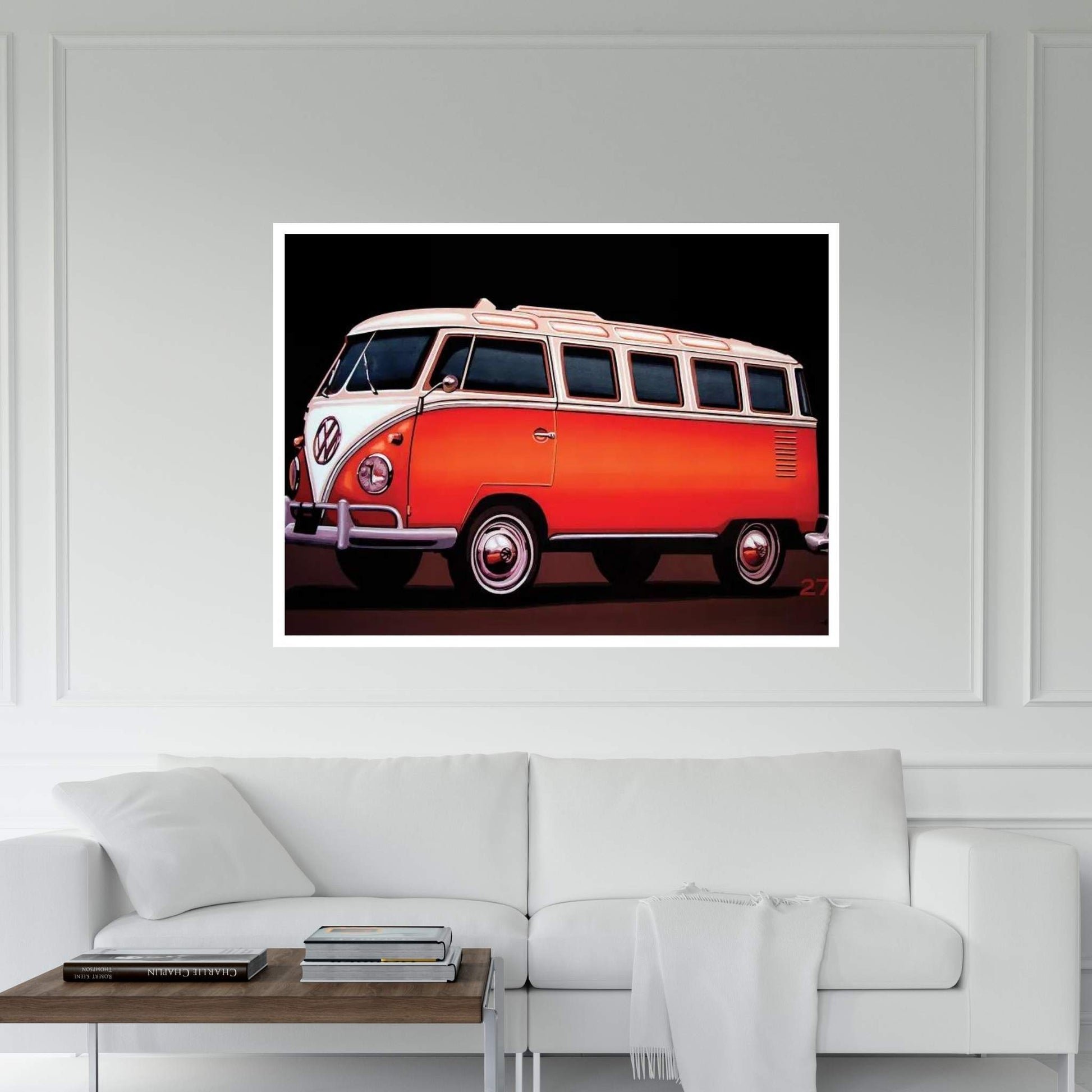 Volkswagen T1 Samba 1951 Canvas Wall Art - Y Canvas