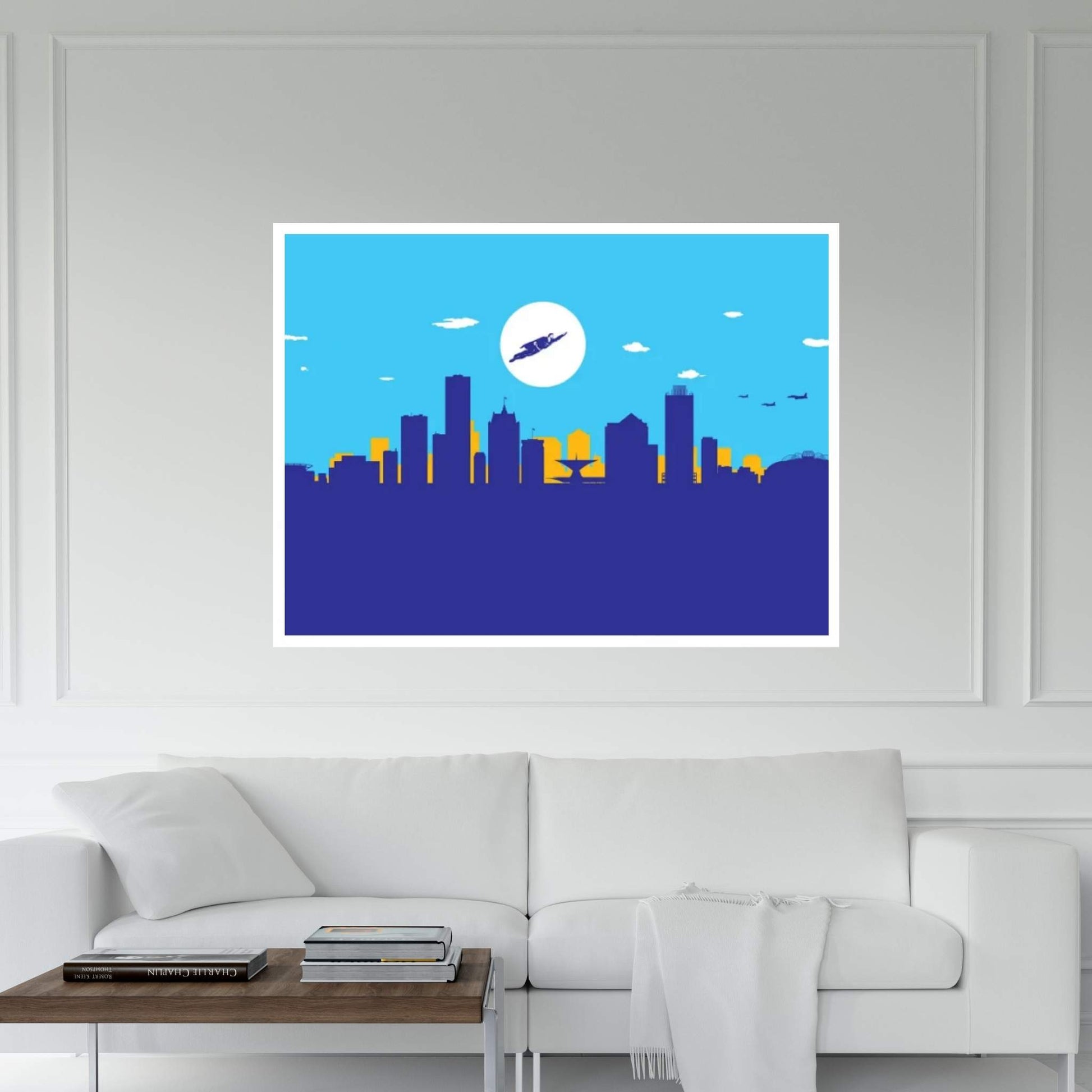 Milwaukee Superhero Canvas Wall Art - Y Canvas