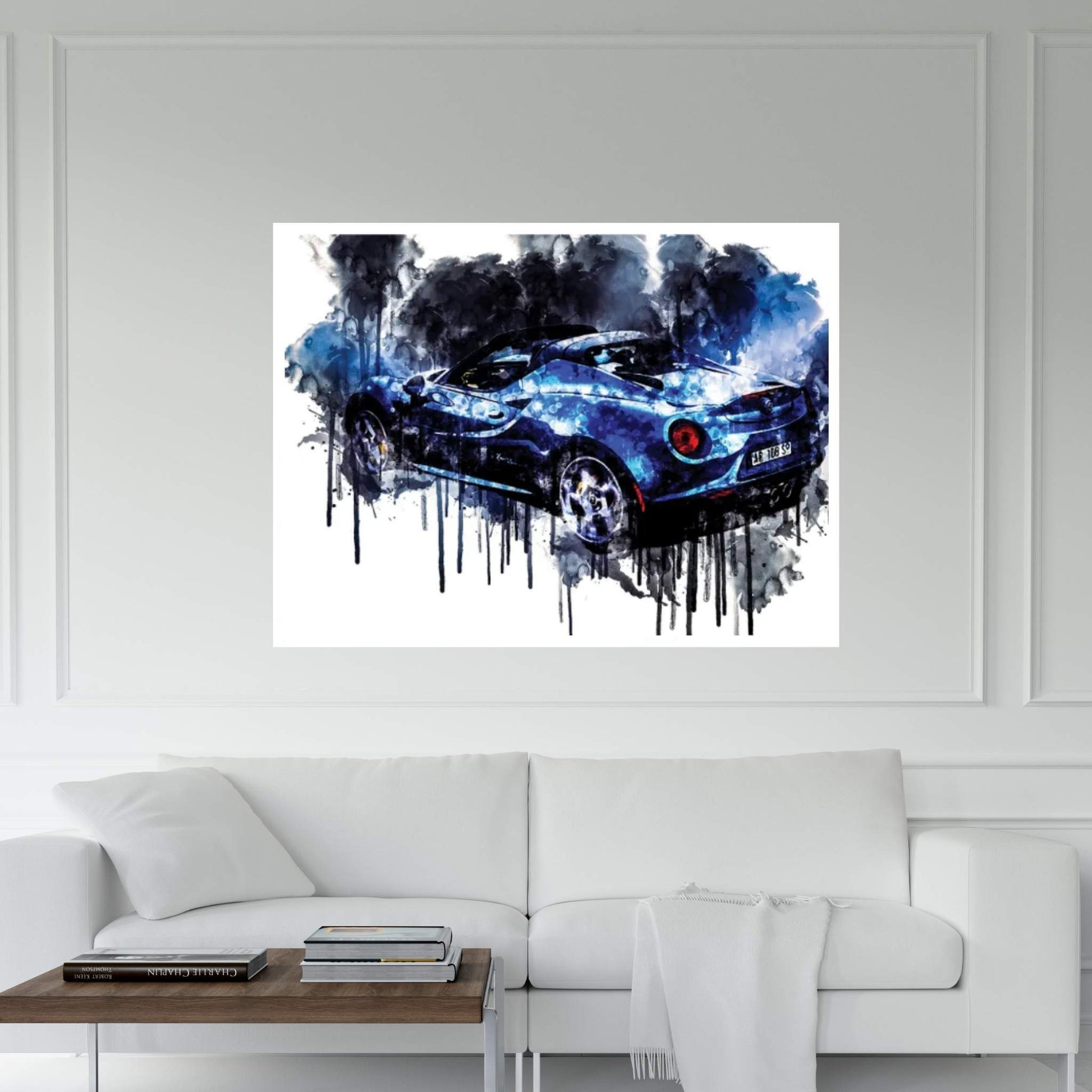 2018 Alfa Romeo 4C Spider Italia Canvas Wall Art - Y Canvas