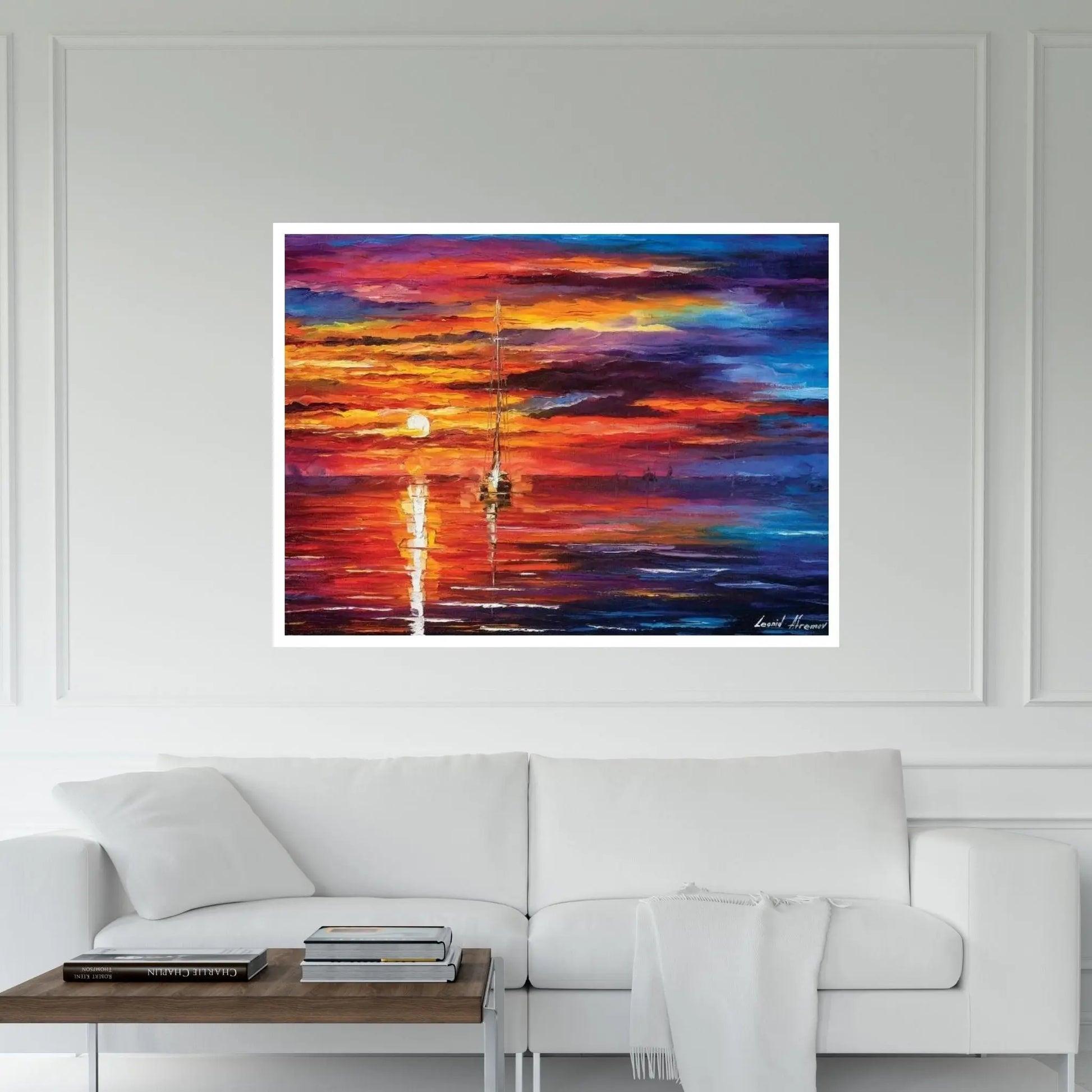 Sky Glows Canvas Wall Art - Y Canvas