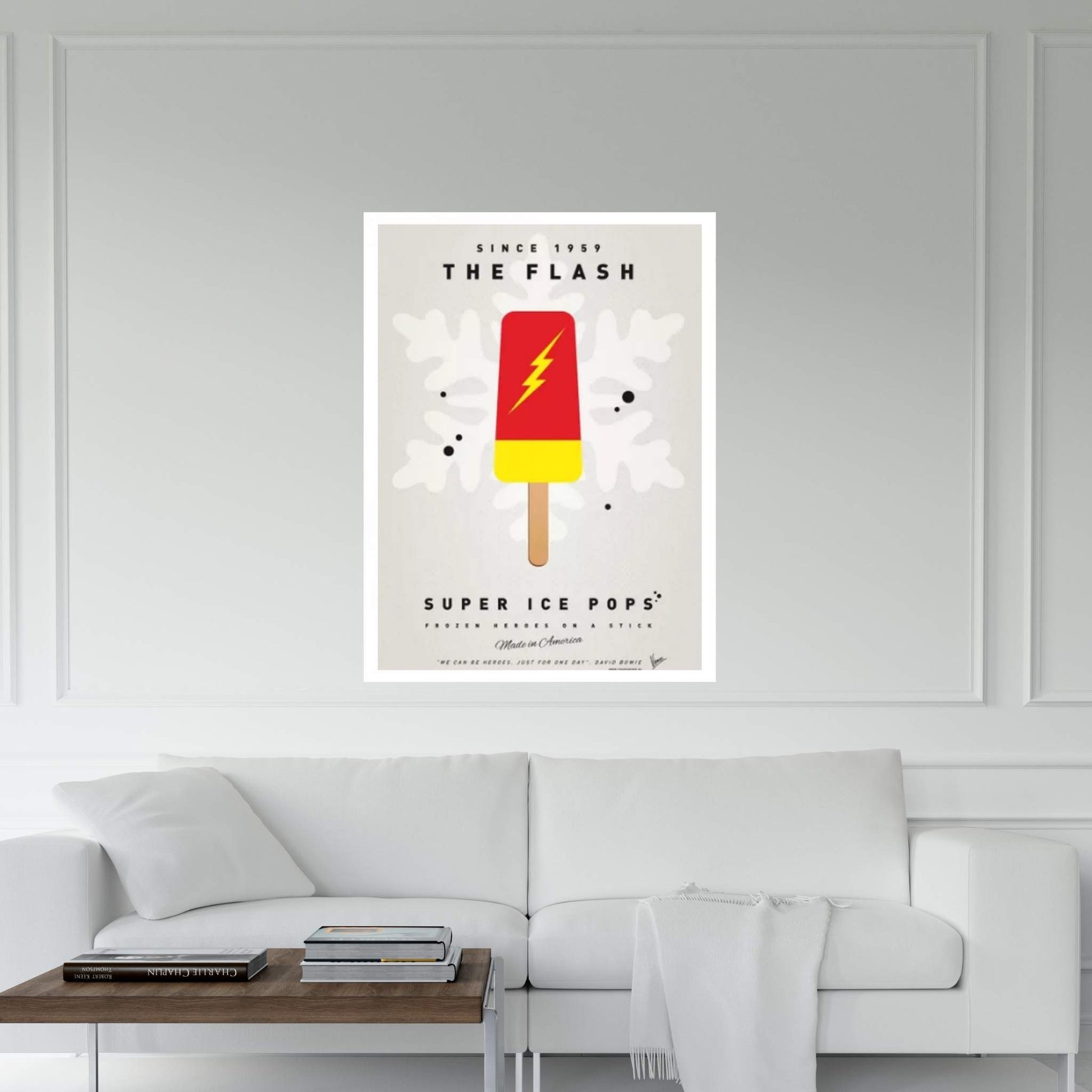 Superhero Ice Pop The Flash Canvas Wall Art - Y Canvas