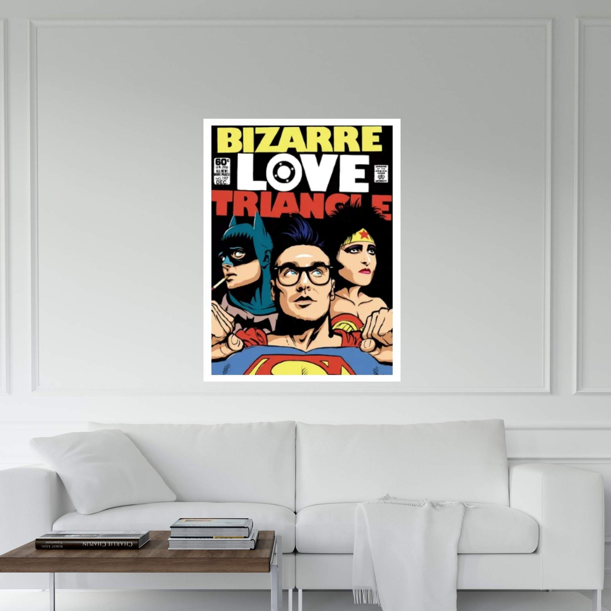 Bizarre Love Triangle - The Post-Punk Edition Canvas Wall Art - Y Canvas