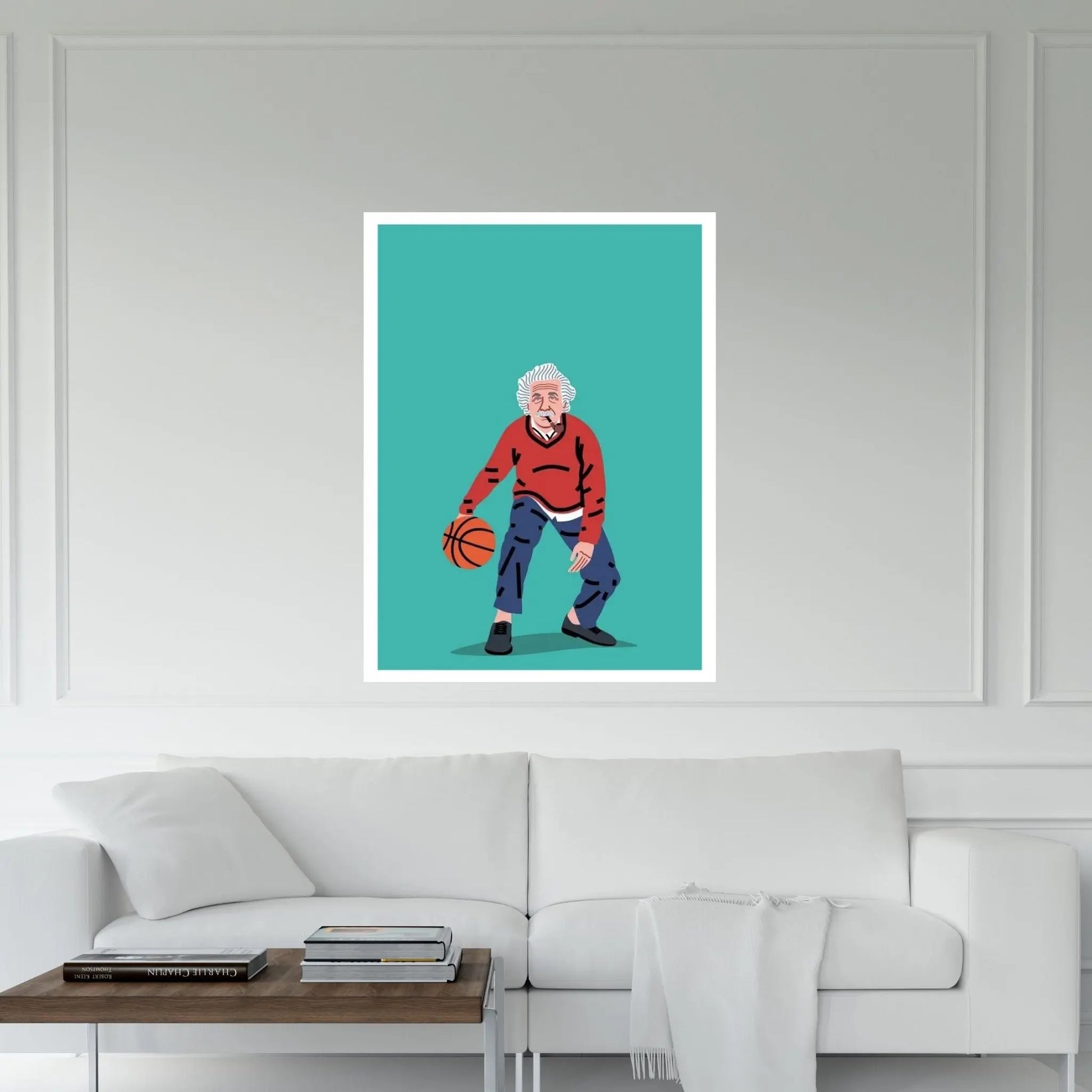 Balling Einstein Canvas Wall Art - Y Canvas