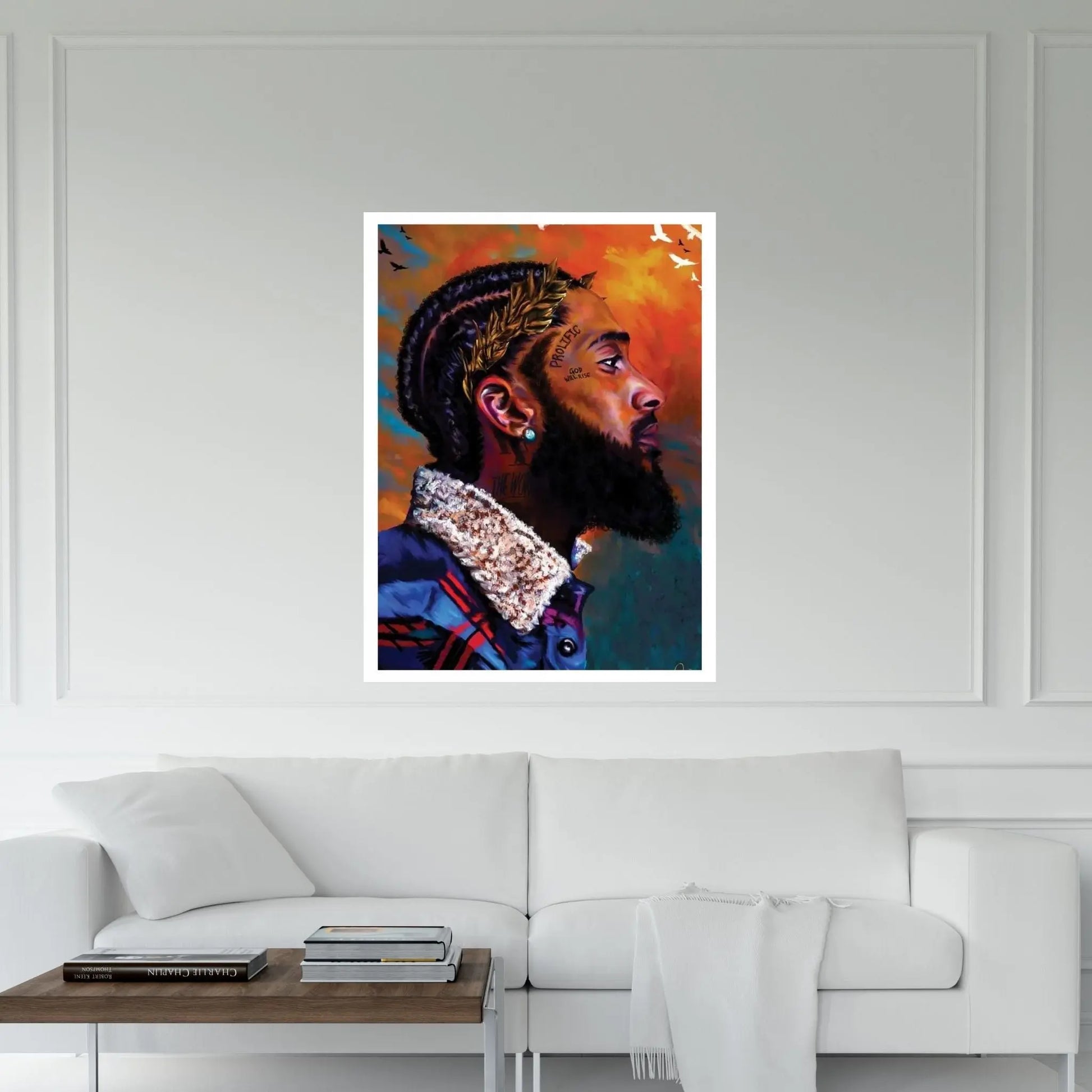 Nipsey Hussle Canvas Wall Art - Y Canvas