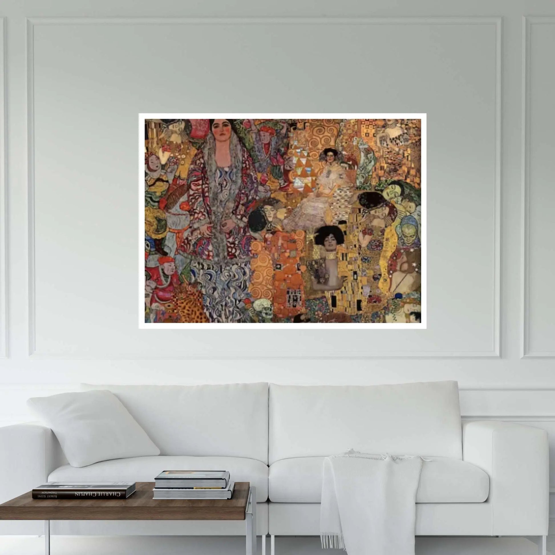 Collage Classical Art Canvas Poster By Gustav Klimt Art Canvas Poster - Y Canvas