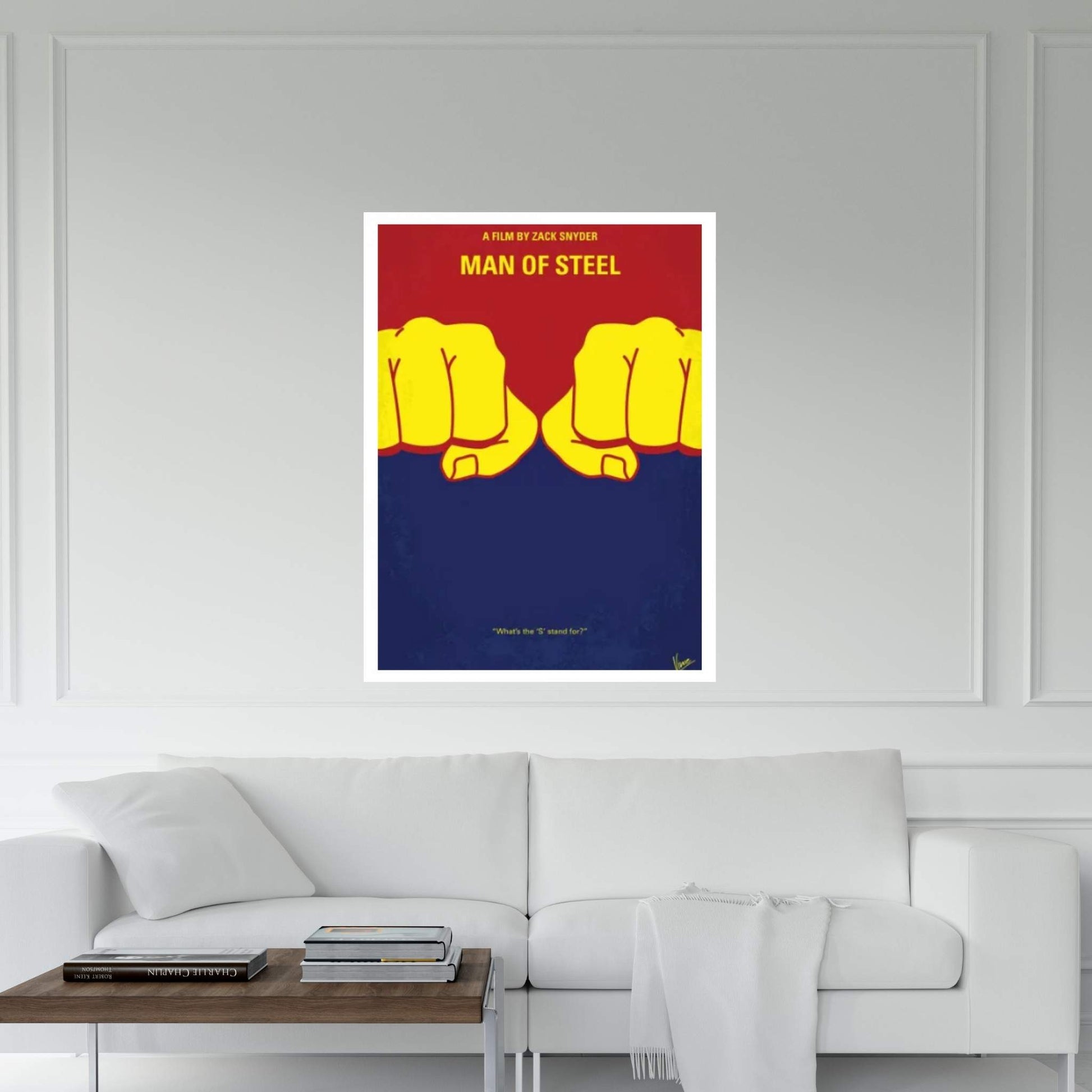 Men Of Steel Poster Canvas Wall Art - Y Canvas