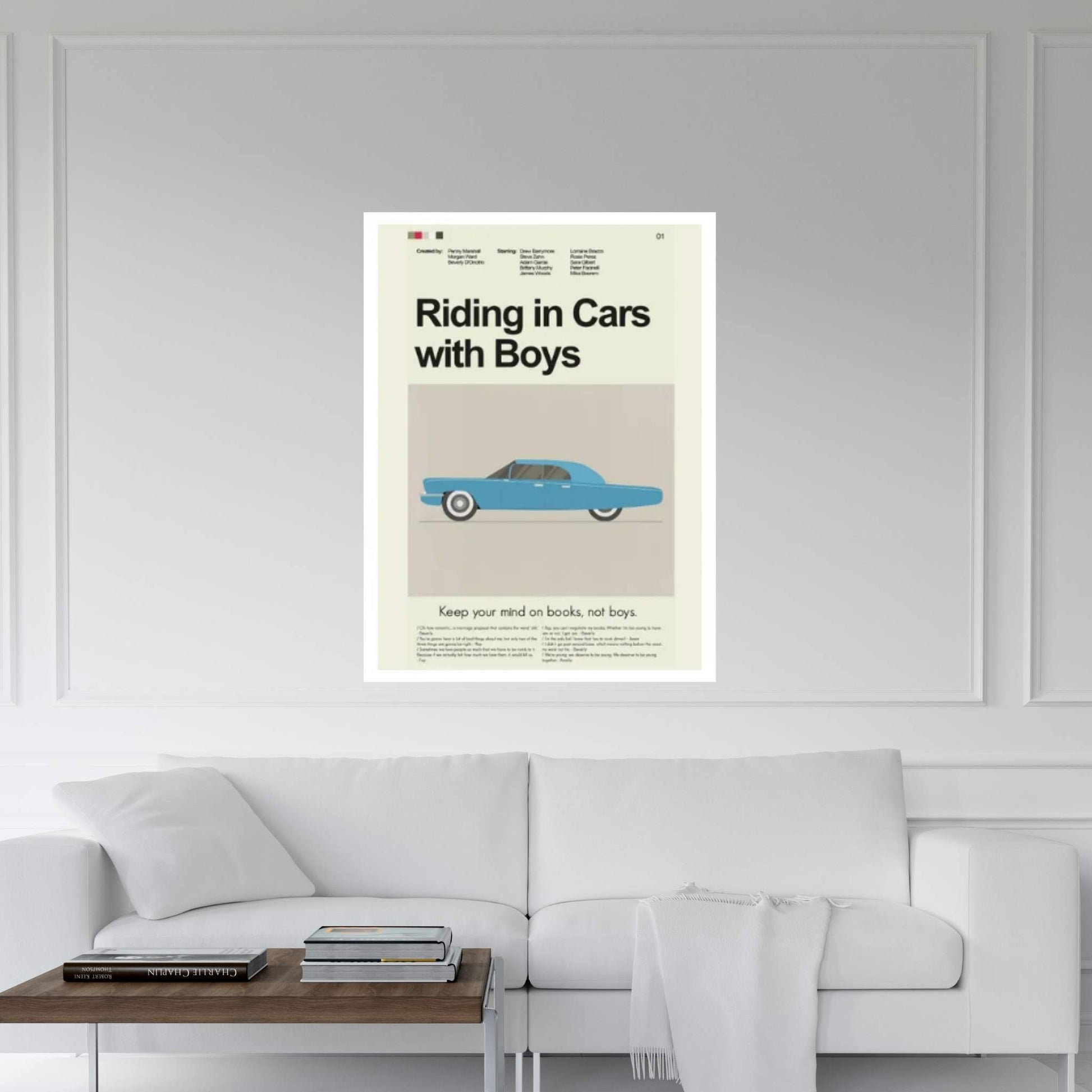 Riding In Cars With Boys Canvas Wall Art - Y Canvas