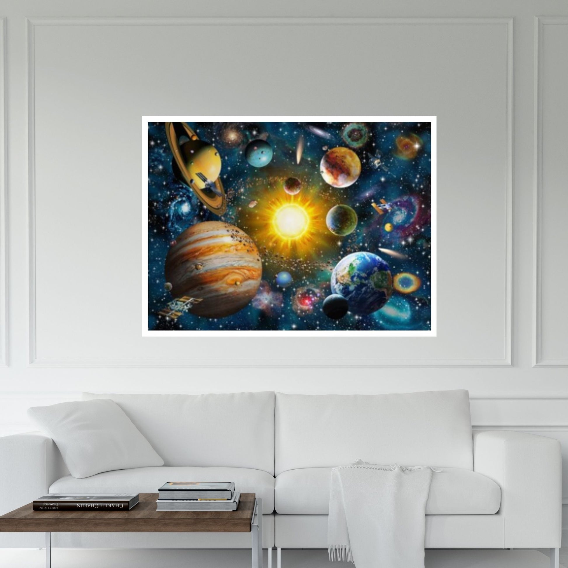 Amazing Solar System Outer Space Canvas Wall Art - Y Canvas