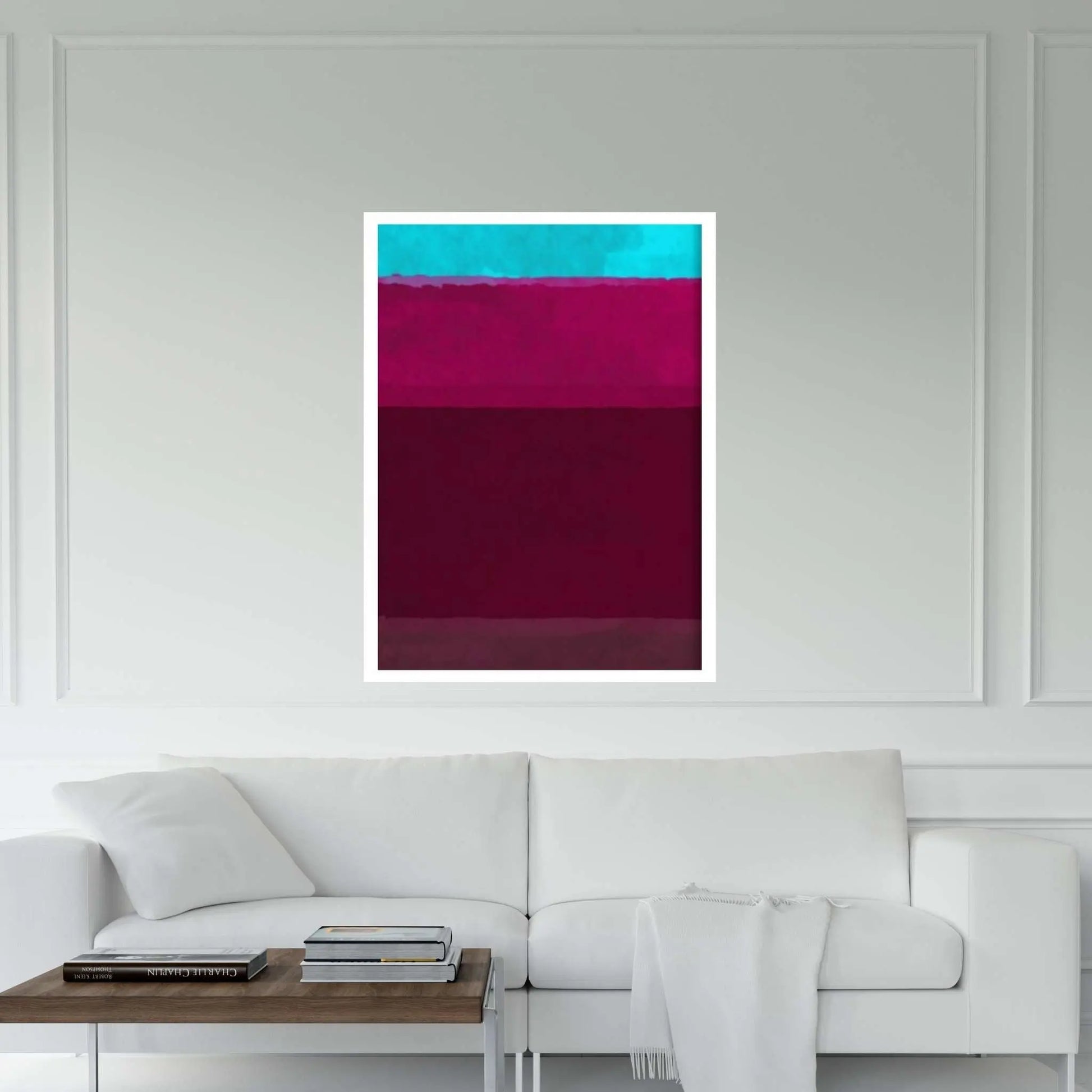 Mark Rothko Frame Canvas/Poster Art Reproduction, Rothko Reproduction - Y Canvas