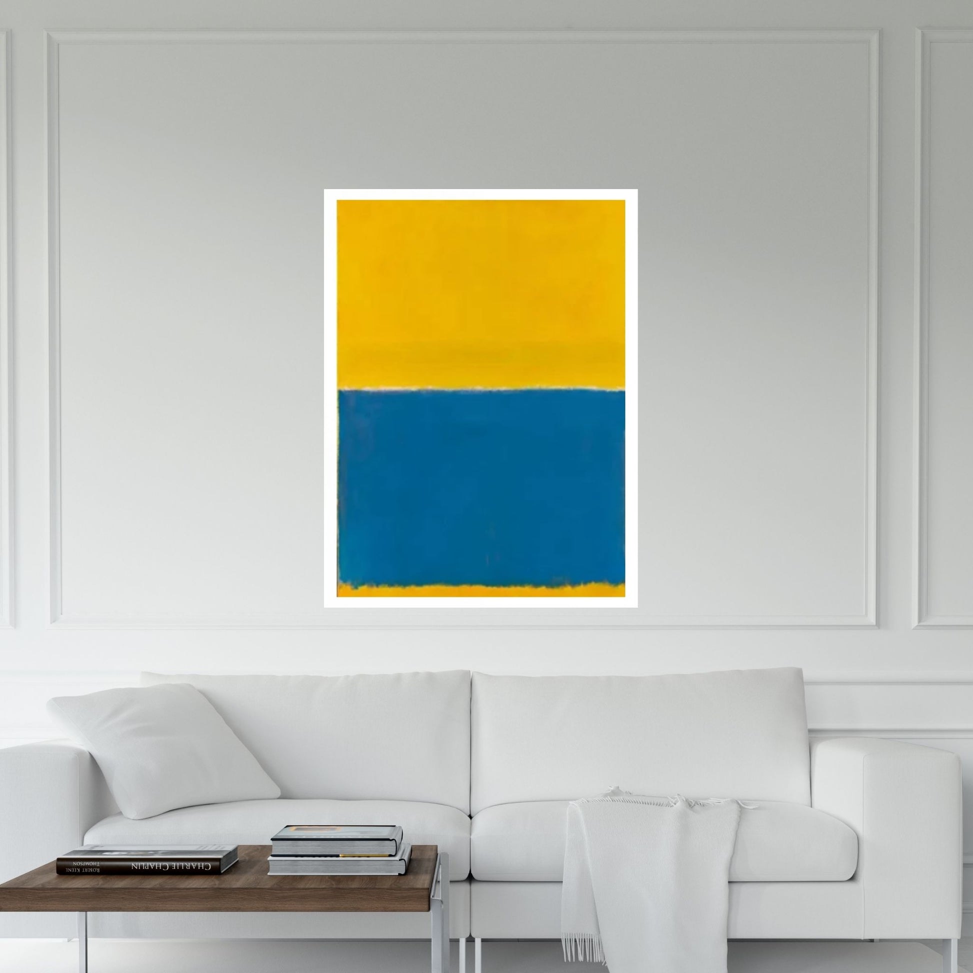 Mark Rothko Frame Canvas/Poster Art Reproduction, Rothko Reproduction, Modern Art Expressionism Painting - Y Canvas