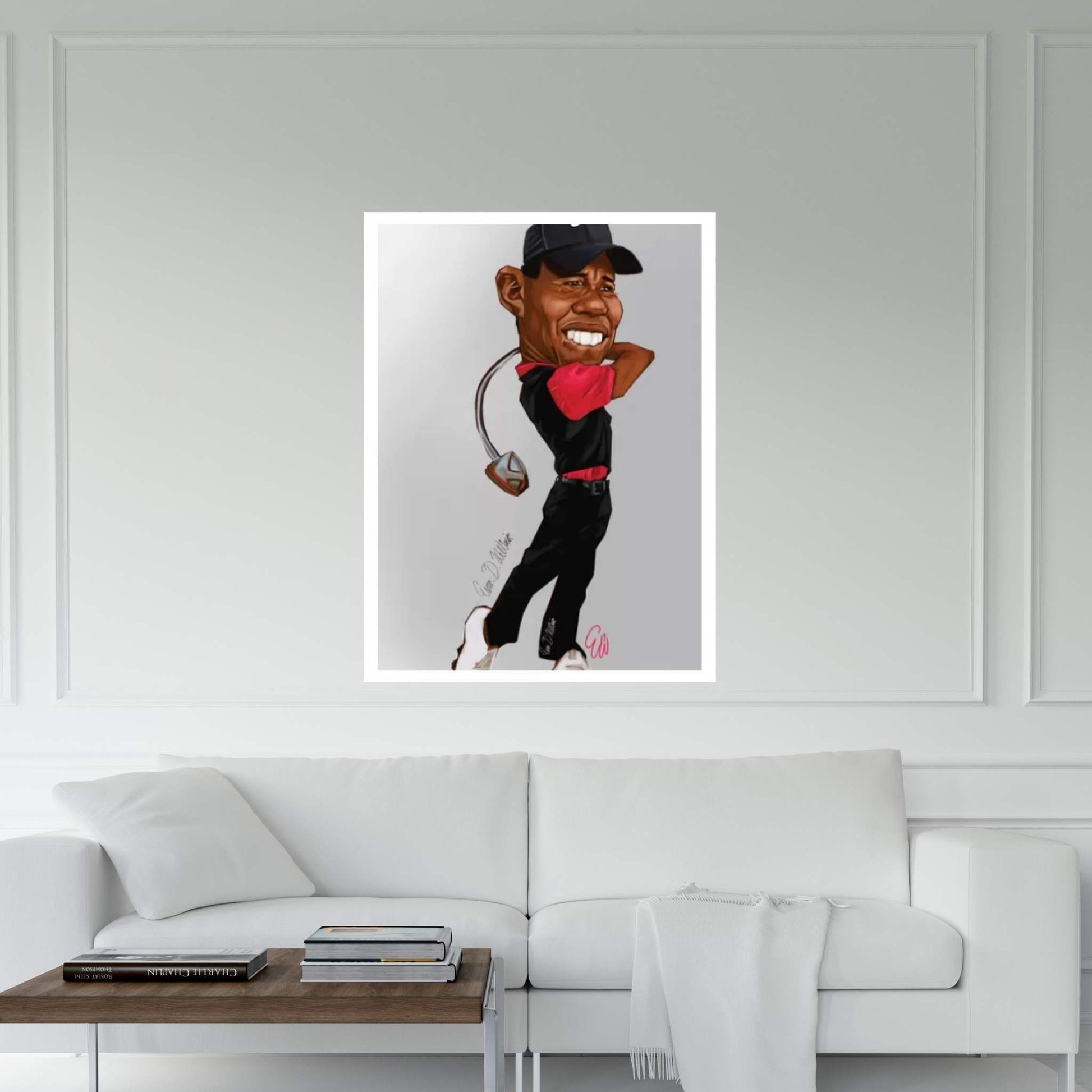 Tiger Woods Canvas Wall Art - Y Canvas