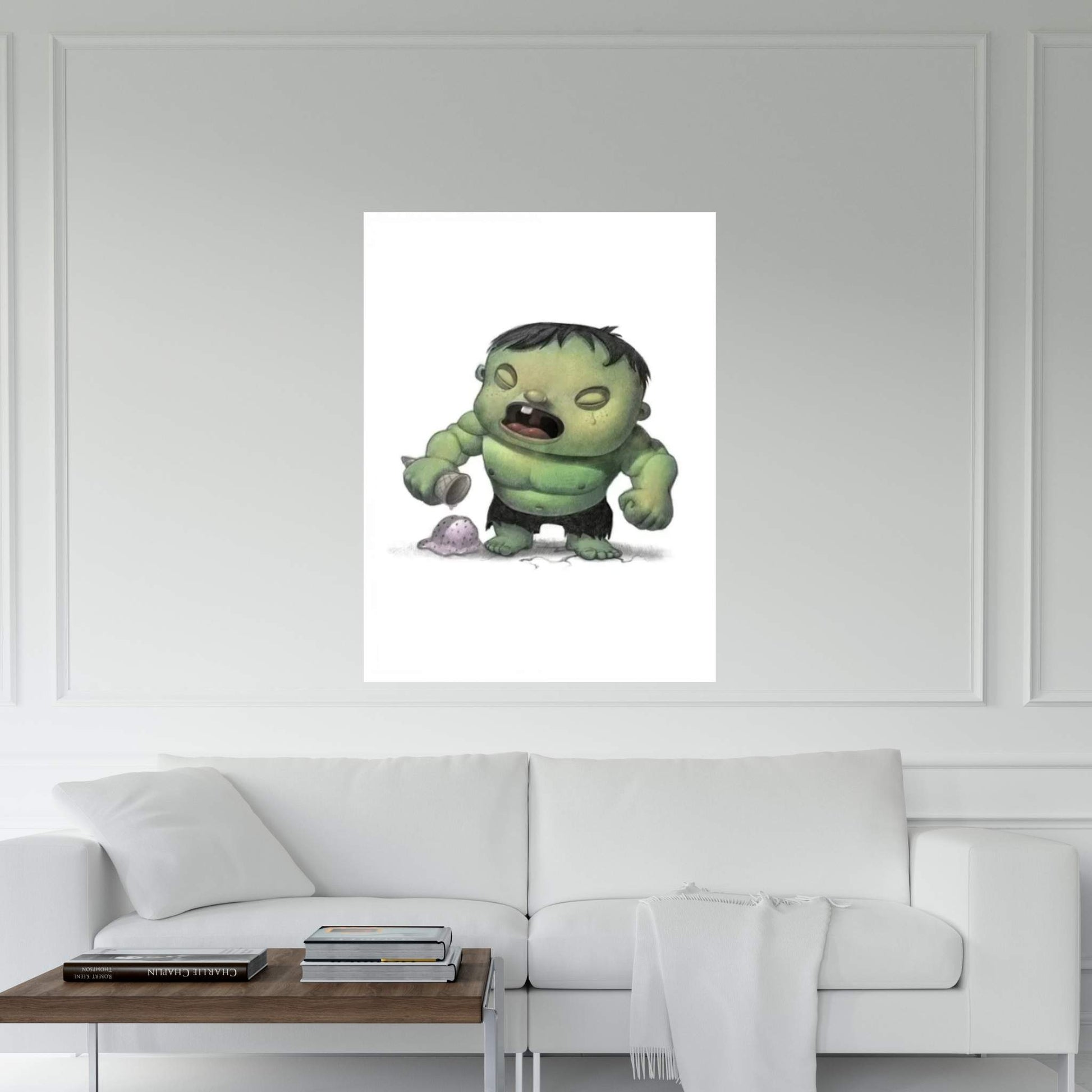 Baby Hulk Canvas Wall Art - Y Canvas